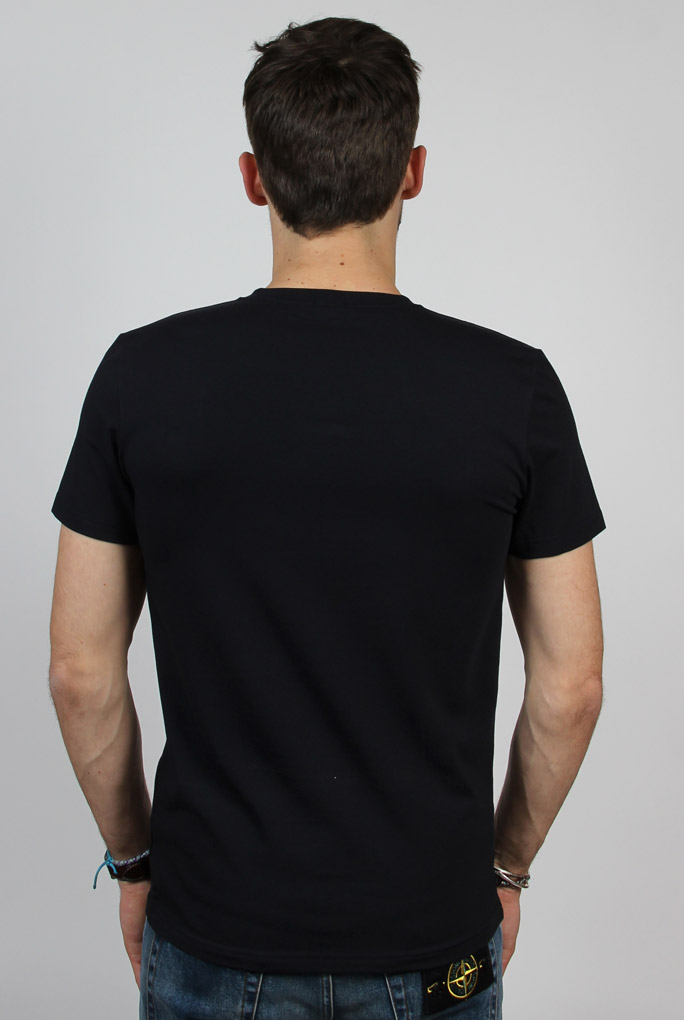  Image du produit T-SHIRT COL V FILIPPA K MARINE 17216-NAVY - 4