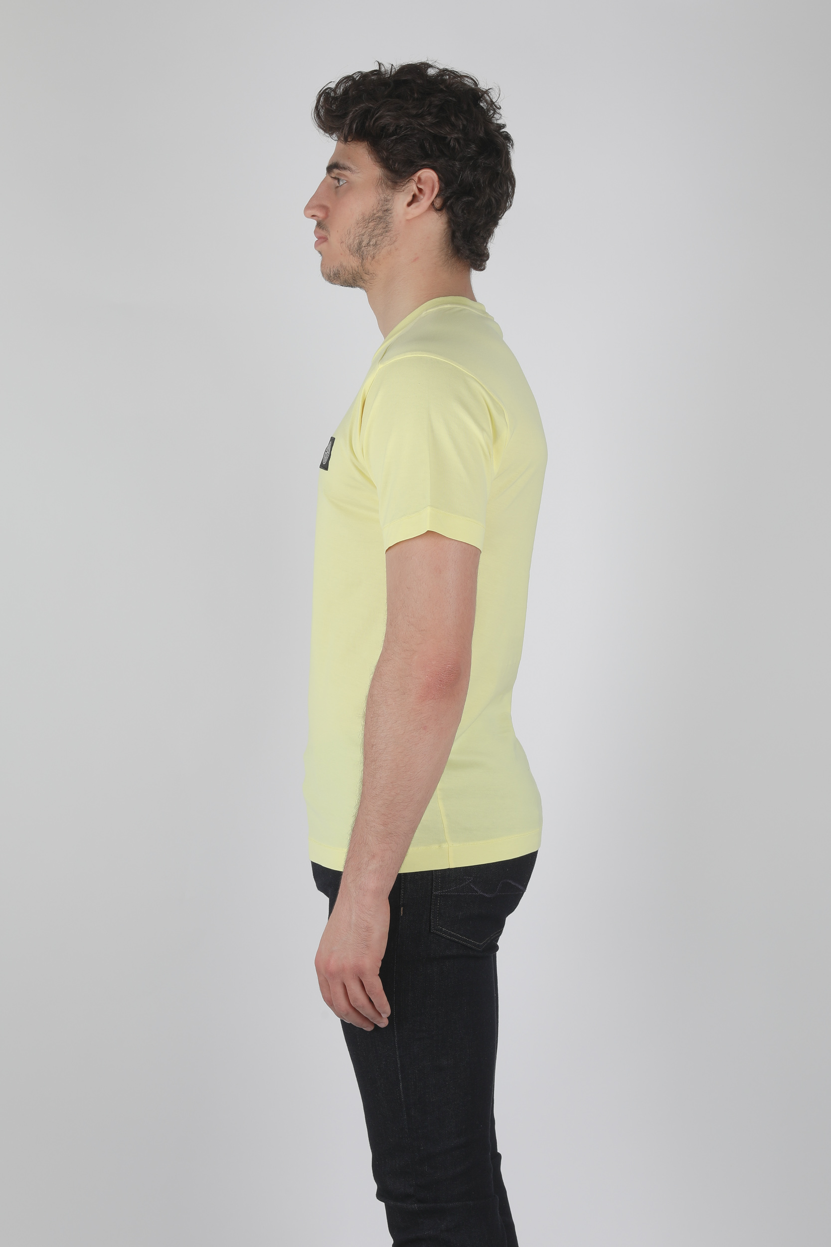 TEE SHIRT STONE ISLAND JAUNE 721524113-V0031