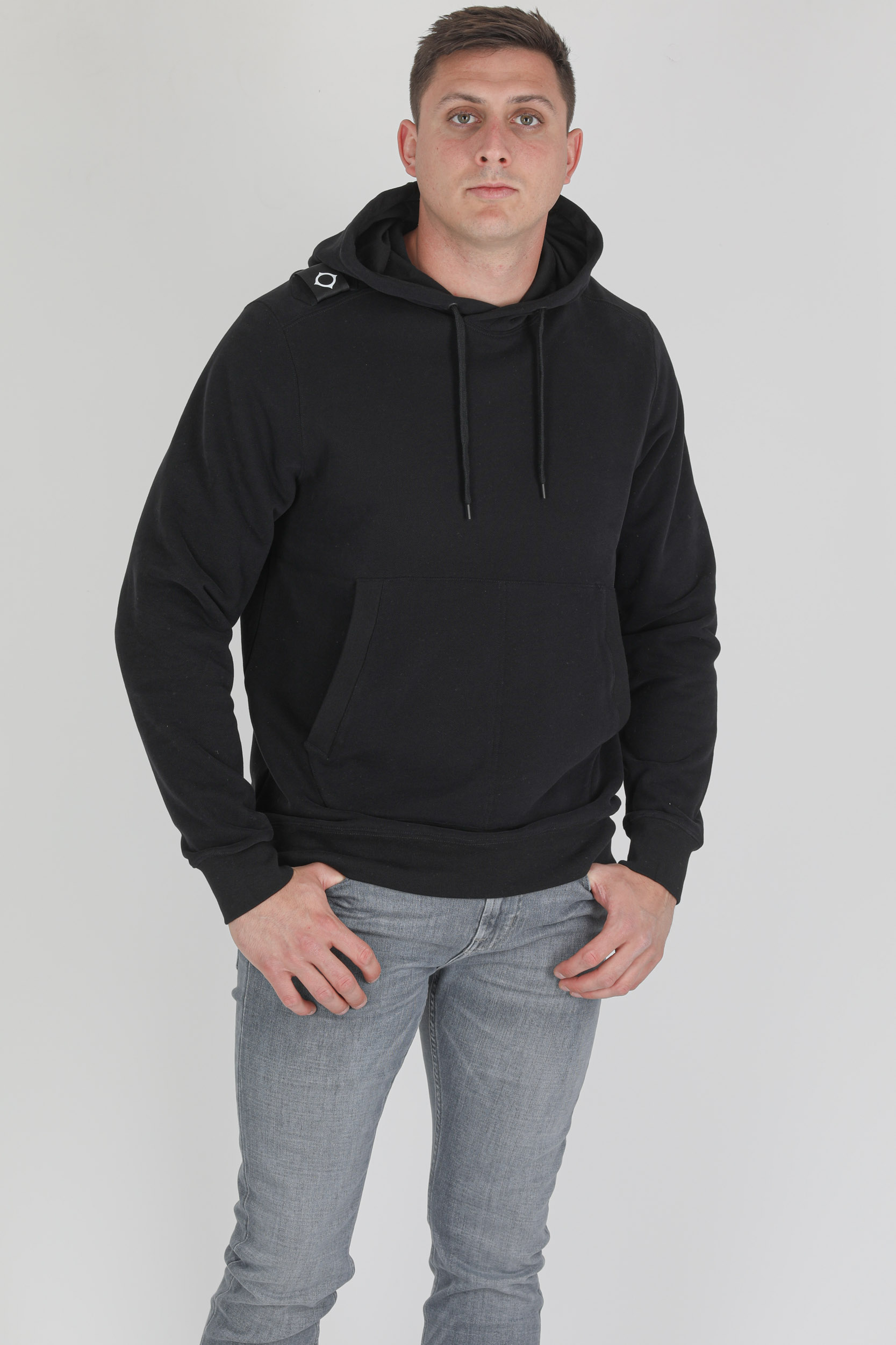  Image du produit SWEAT A CAPUCHE NOIR MASTRUM MAS4465-M000 - 2