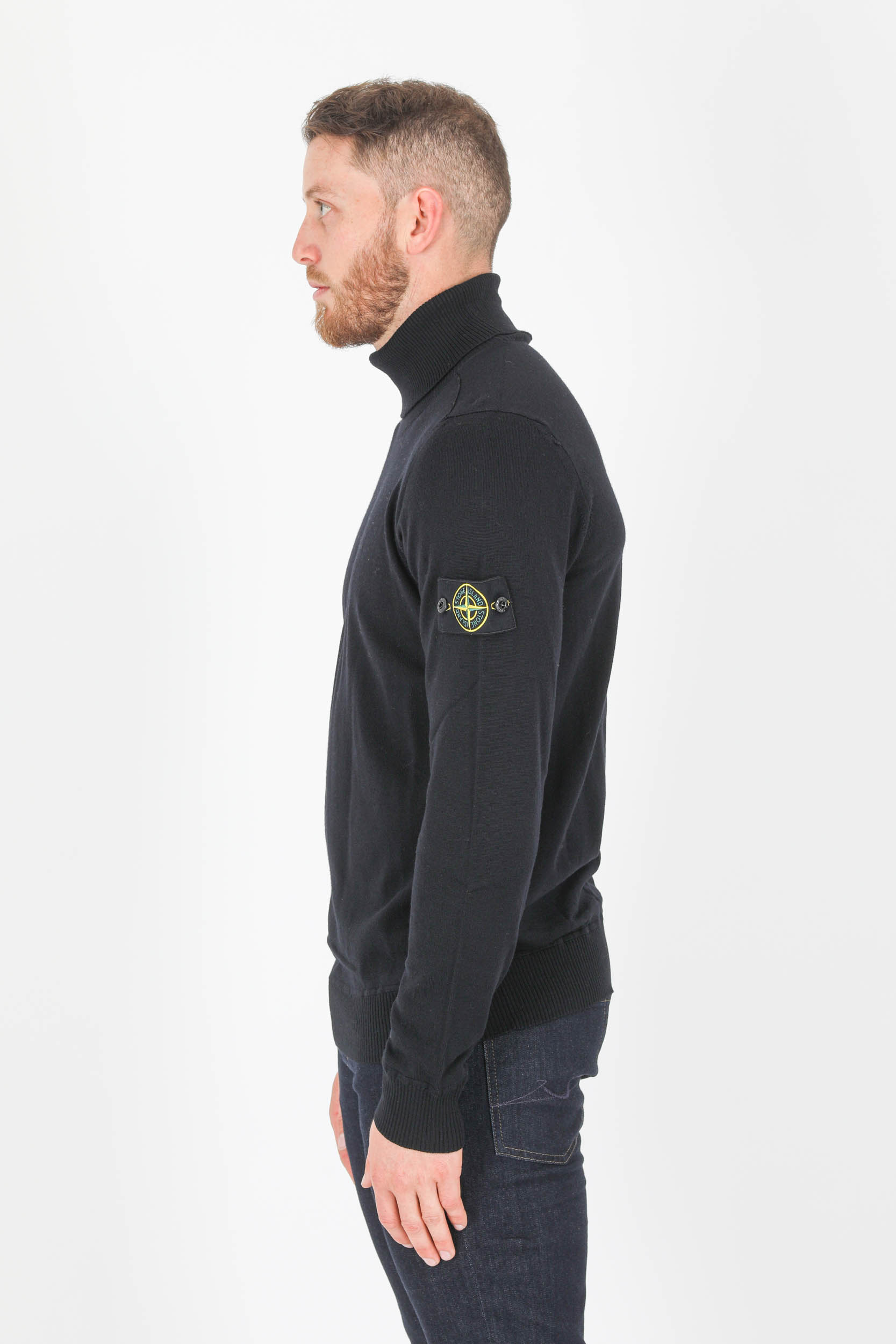  Image du produit PULL COL ROULE MERINOS STONE ISLAND MARINE 7515527C4-V0020 - 4