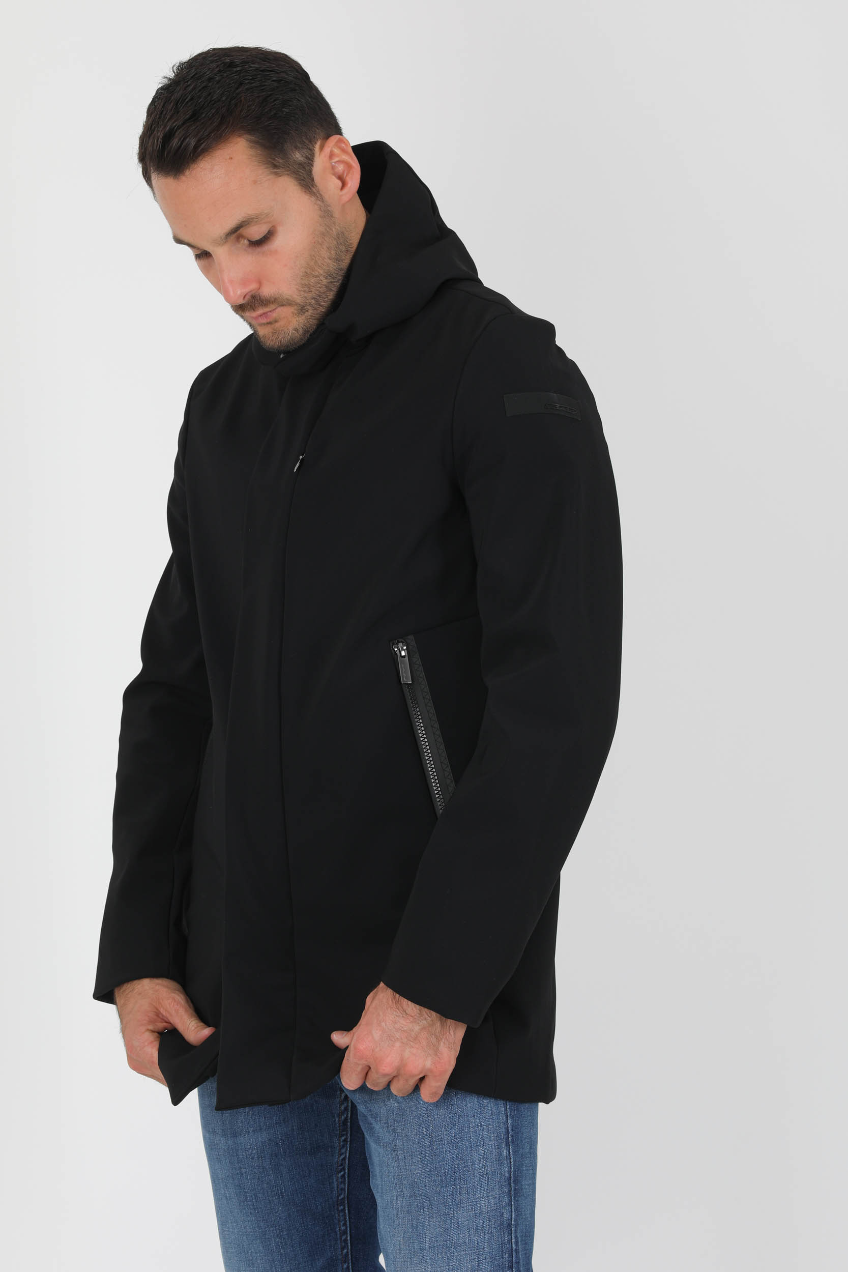  Image du produit MANTEAU RRD DOUBLE POLAIRE NOIR WES10-10 - 2