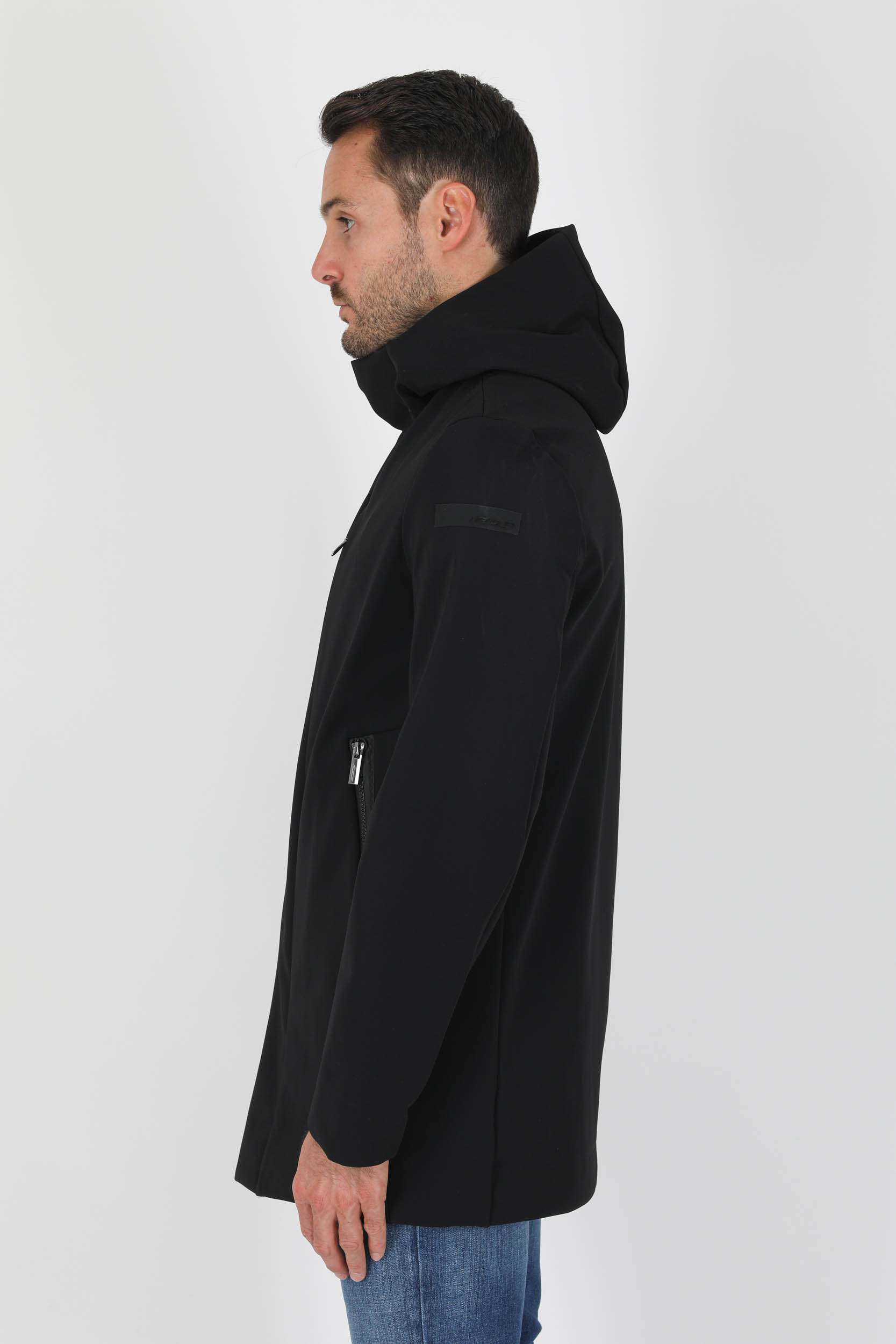  Image du produit MANTEAU RRD DOUBLE POLAIRE NOIR WES10-10 - 4