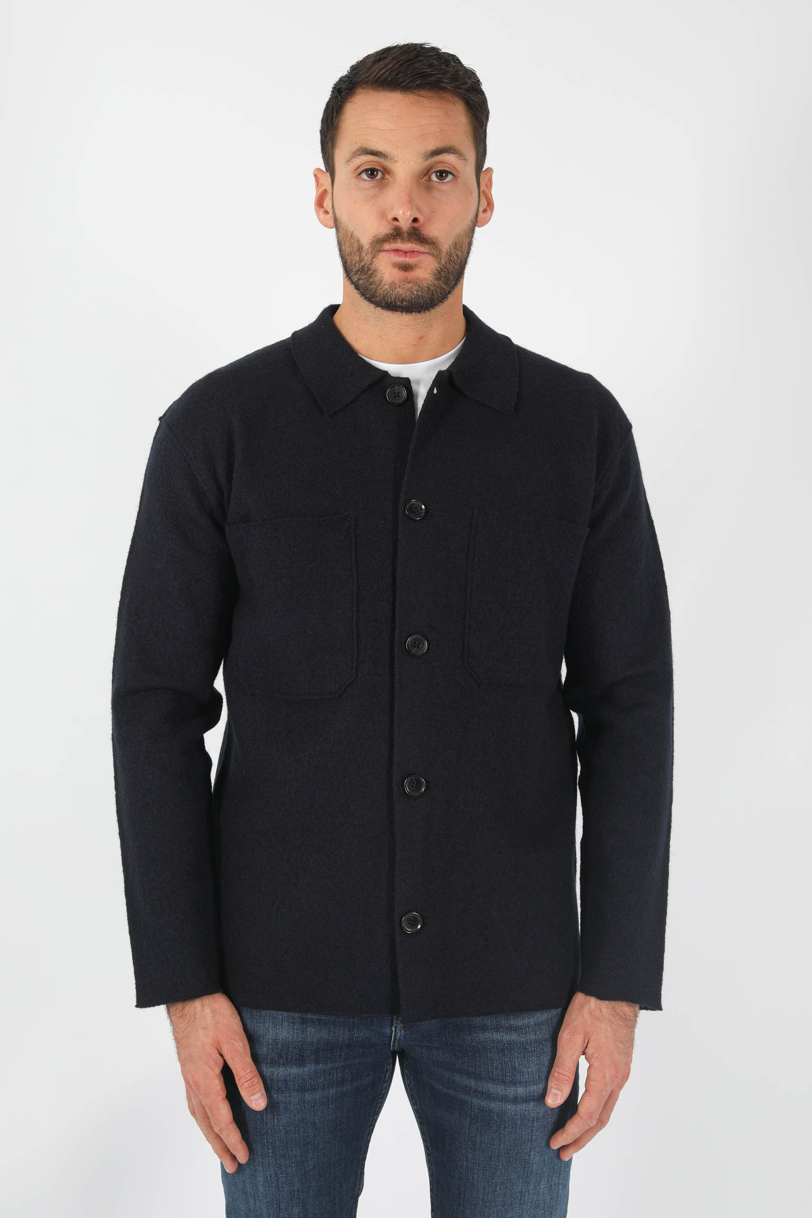  Image du produit GILET EN LAINE BOUTONS NNO7 MARINE JONAS-NAVY - 3