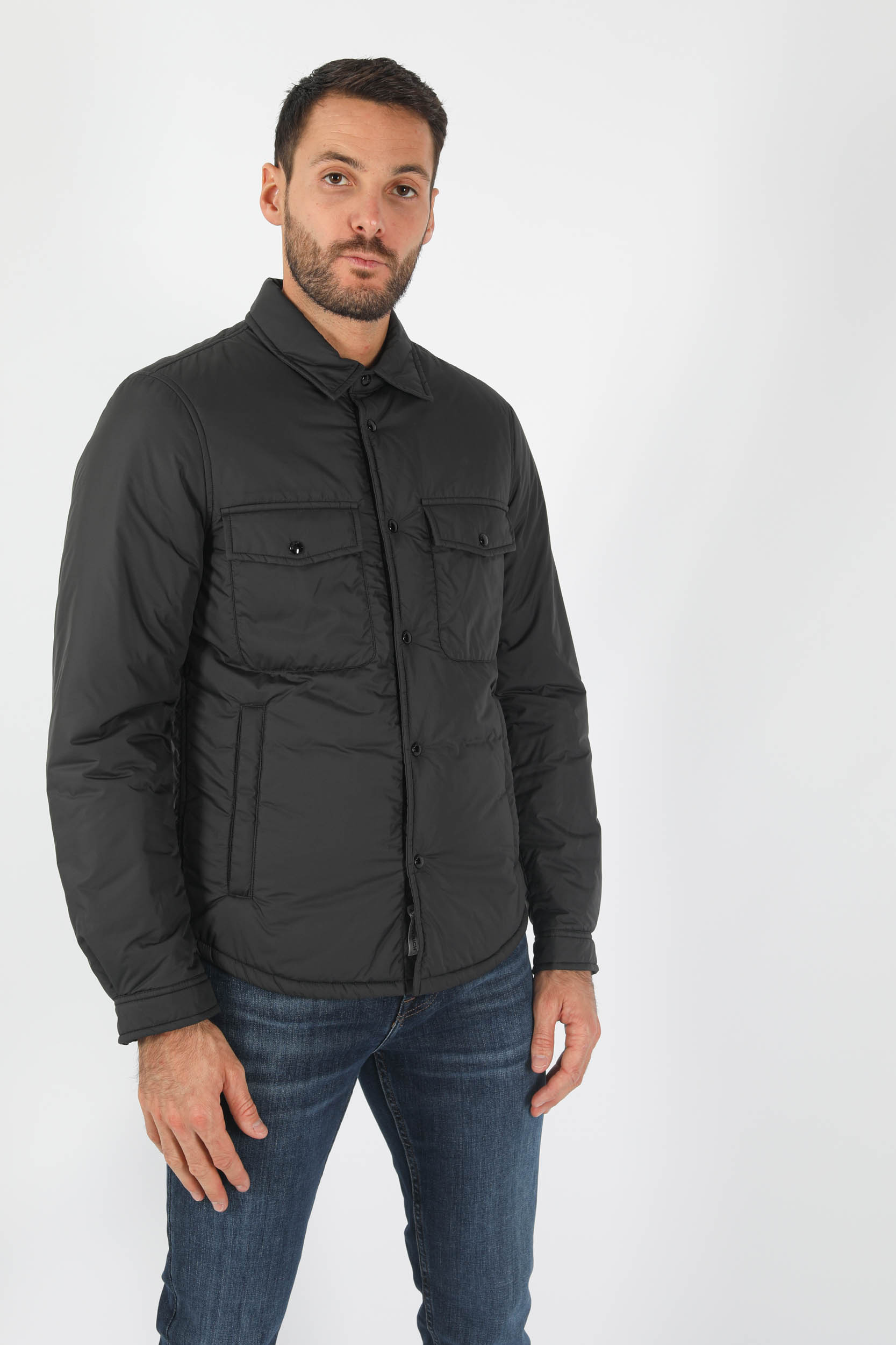  Image du produit BLOUSON SURECHEMISE WOOLRICH NOIR WOOS0064-100 - 2