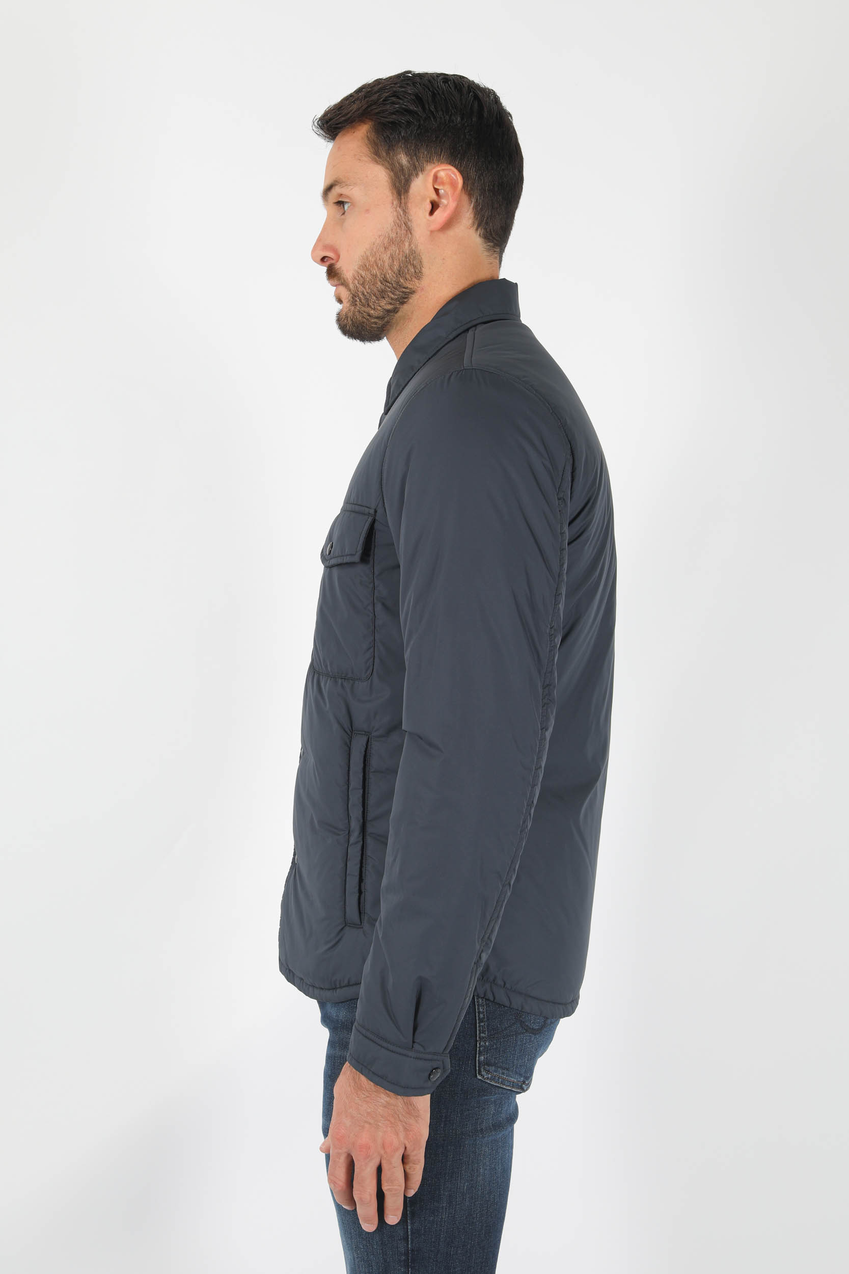  Image du produit BLOUSON SURECHEMISE WOOLRICH MARINE WOOS0064-3989 - 4