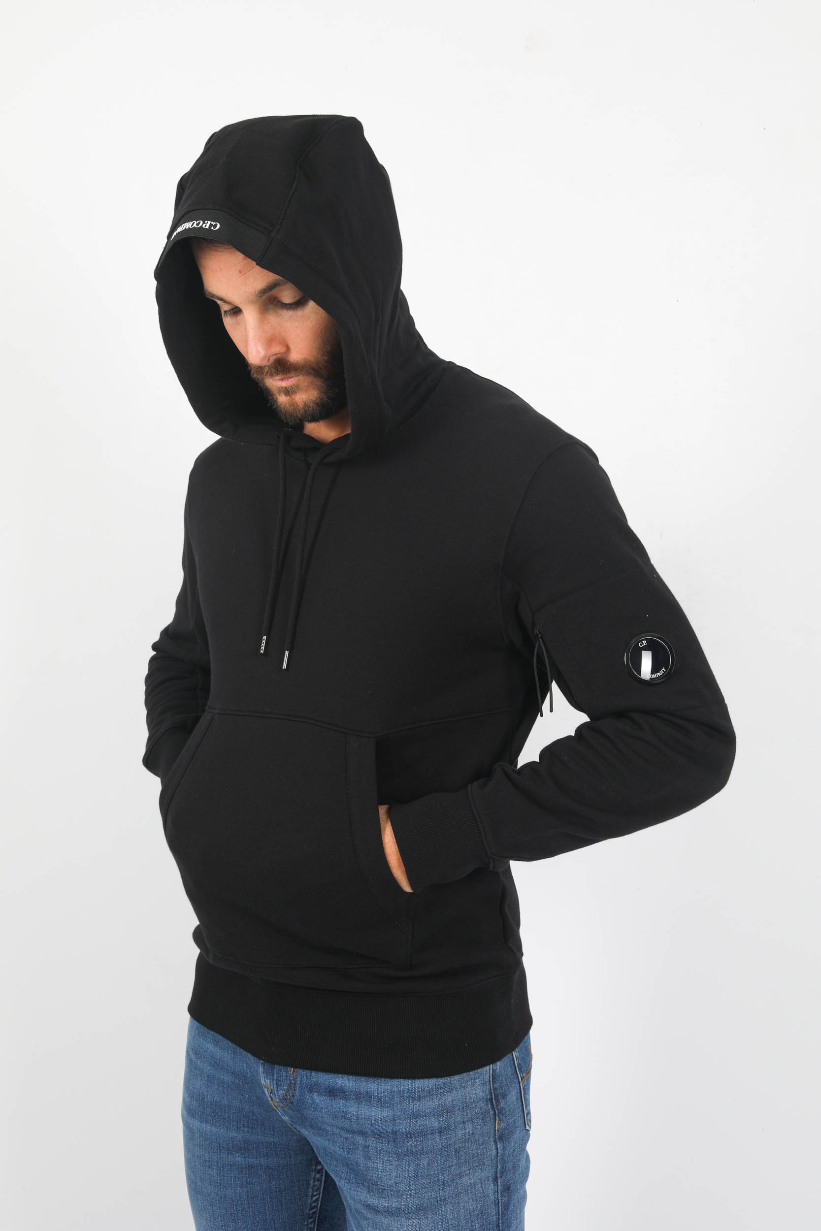  Image du produit SWEAT A CAPUCHE C.P COMPANY NOIR S023A-999 - 2