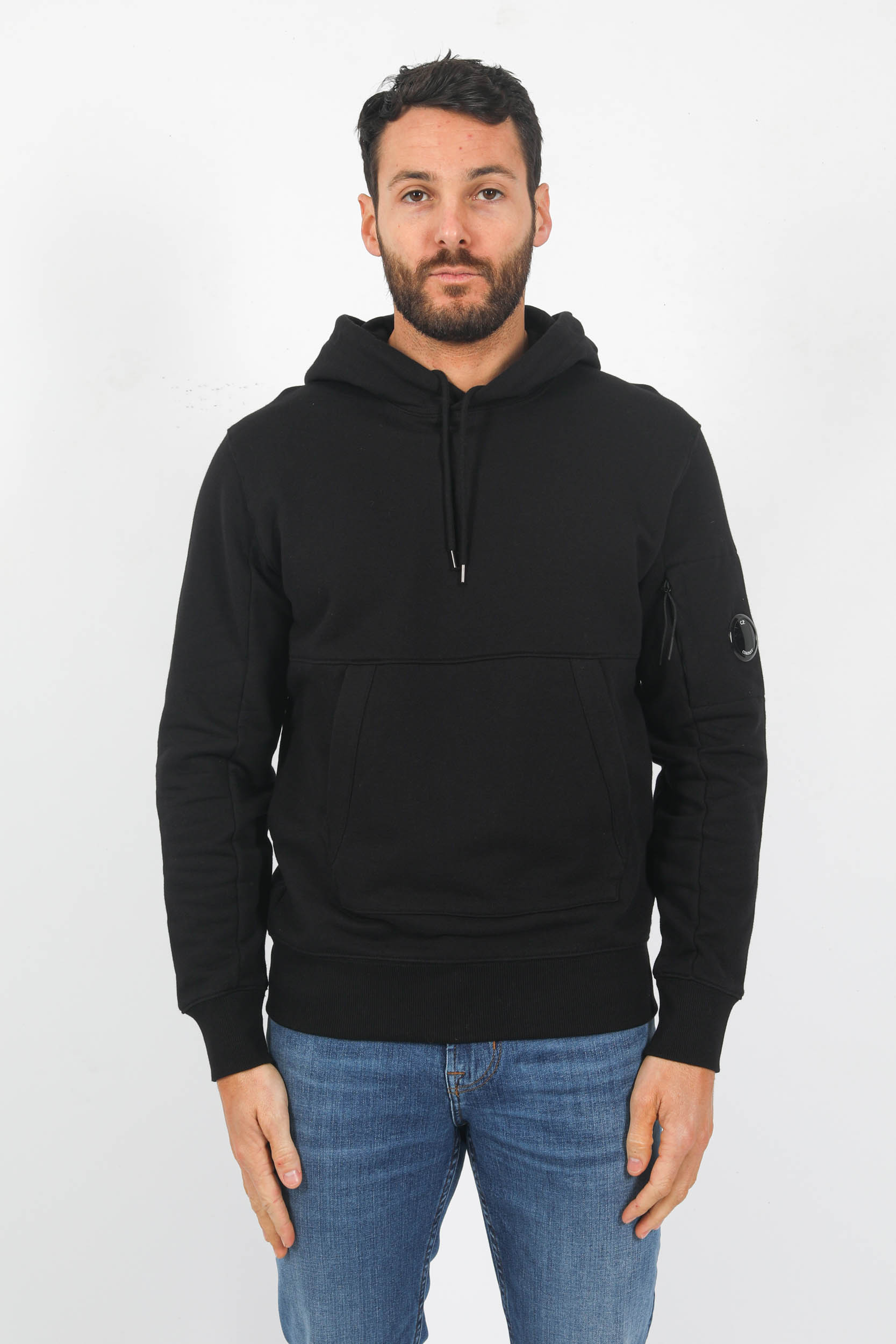  Image du produit SWEAT A CAPUCHE C.P COMPANY NOIR S023A-999 - 3