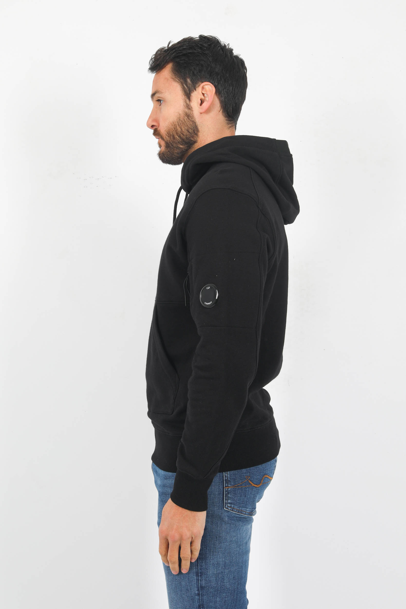  Image du produit SWEAT A CAPUCHE C.P COMPANY NOIR S023A-999 - 4