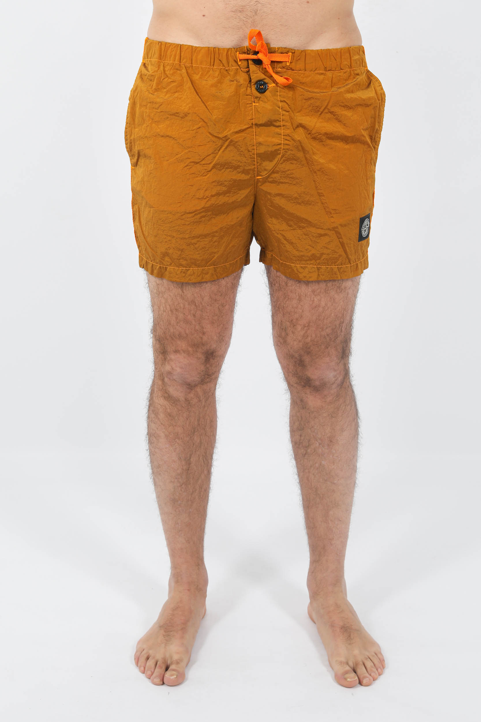 MAILLOT DE BAIN STONE ISLAND NYLON ORANGE 7815B0643-V0032