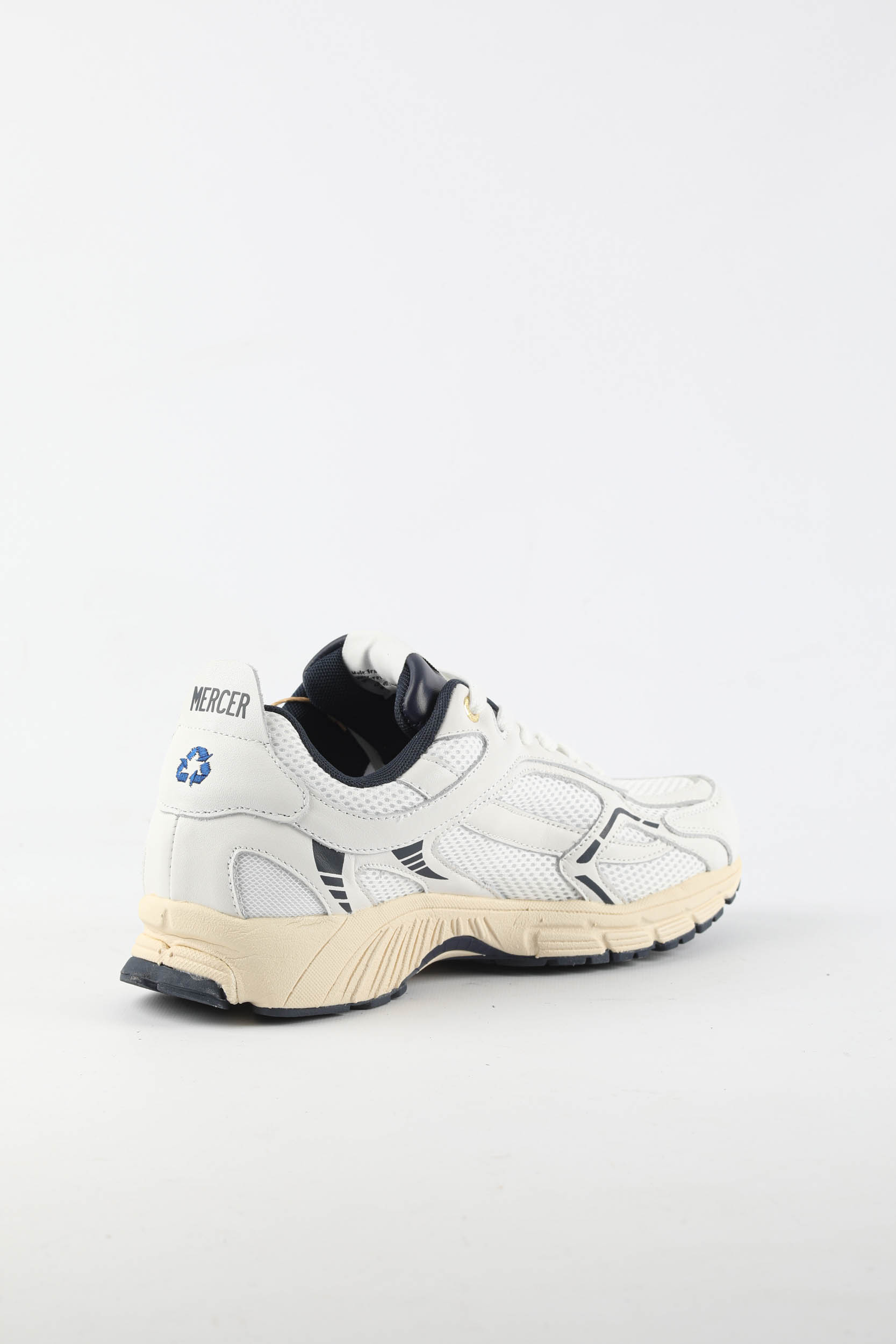 Image du produit BASKETS MERCER RE-RUN BLANC/MARINE 231003-100 - 5