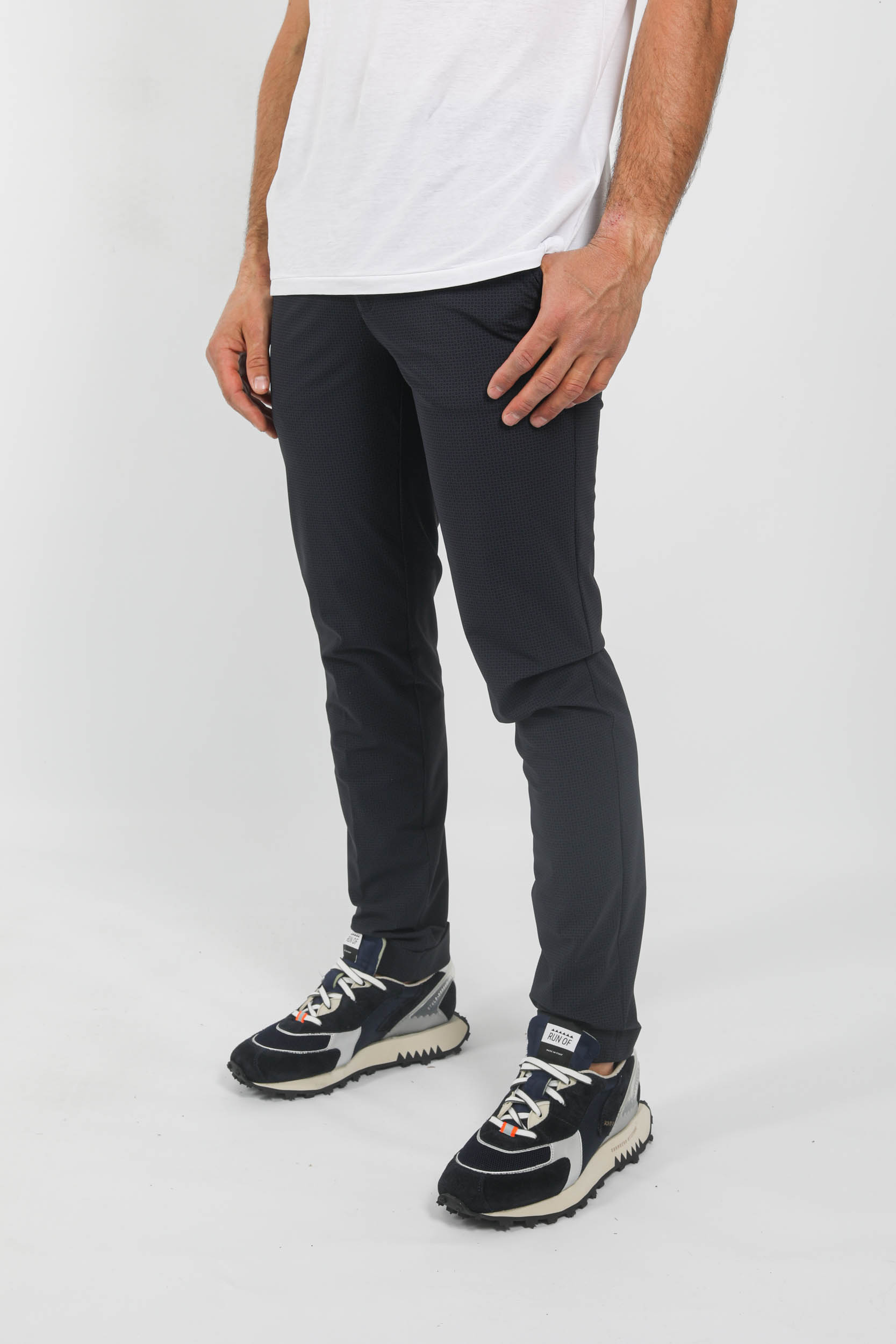  Image du produit PANTALON A PINCE RRD MICRO-MOTIF MARINE 23214-61D - 2