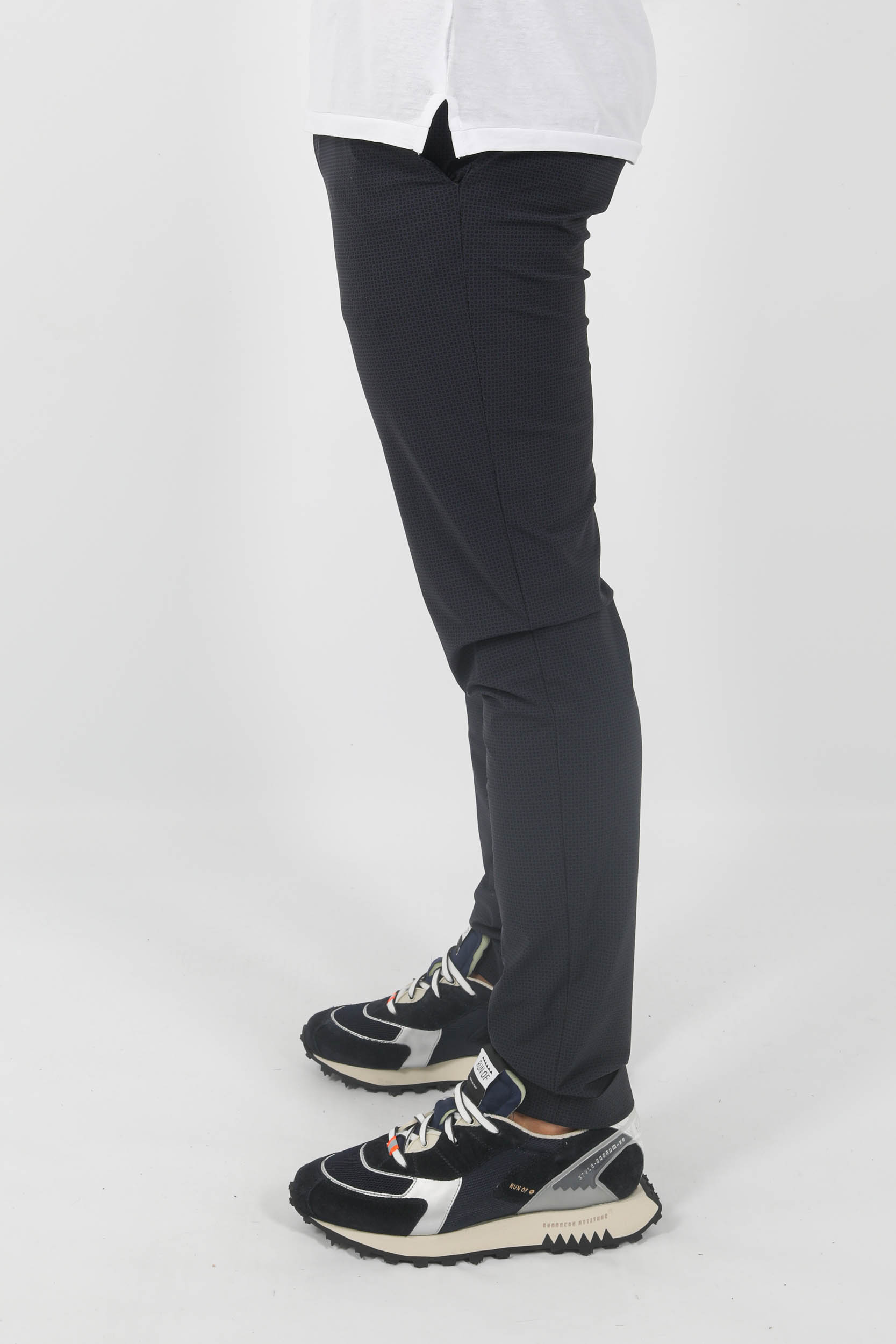  Image du produit PANTALON A PINCE RRD MICRO-MOTIF MARINE 23214-61D - 4