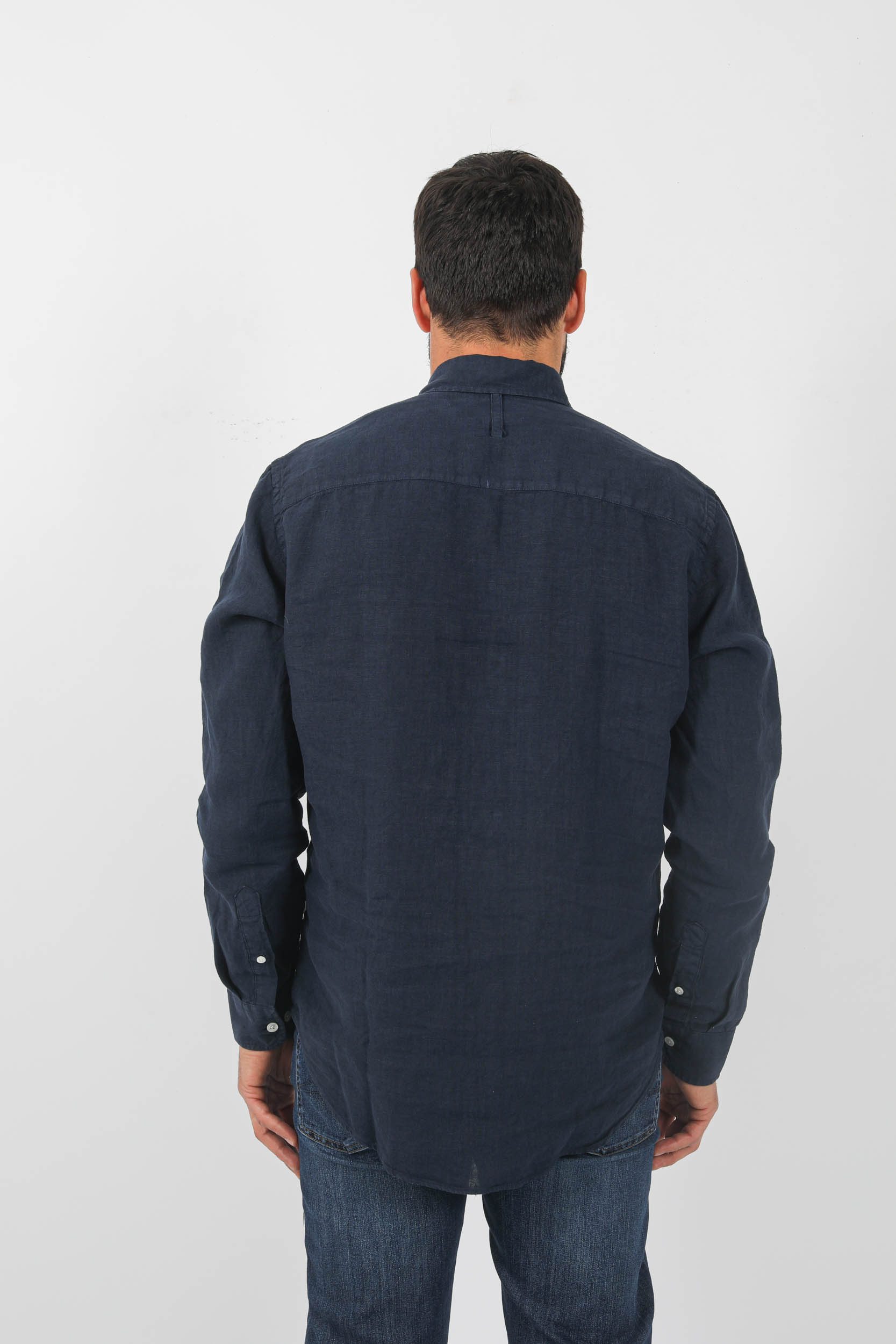  Image du produit CHEMISE EN LIN NNO7 MARINE ARNE-200 - 5
