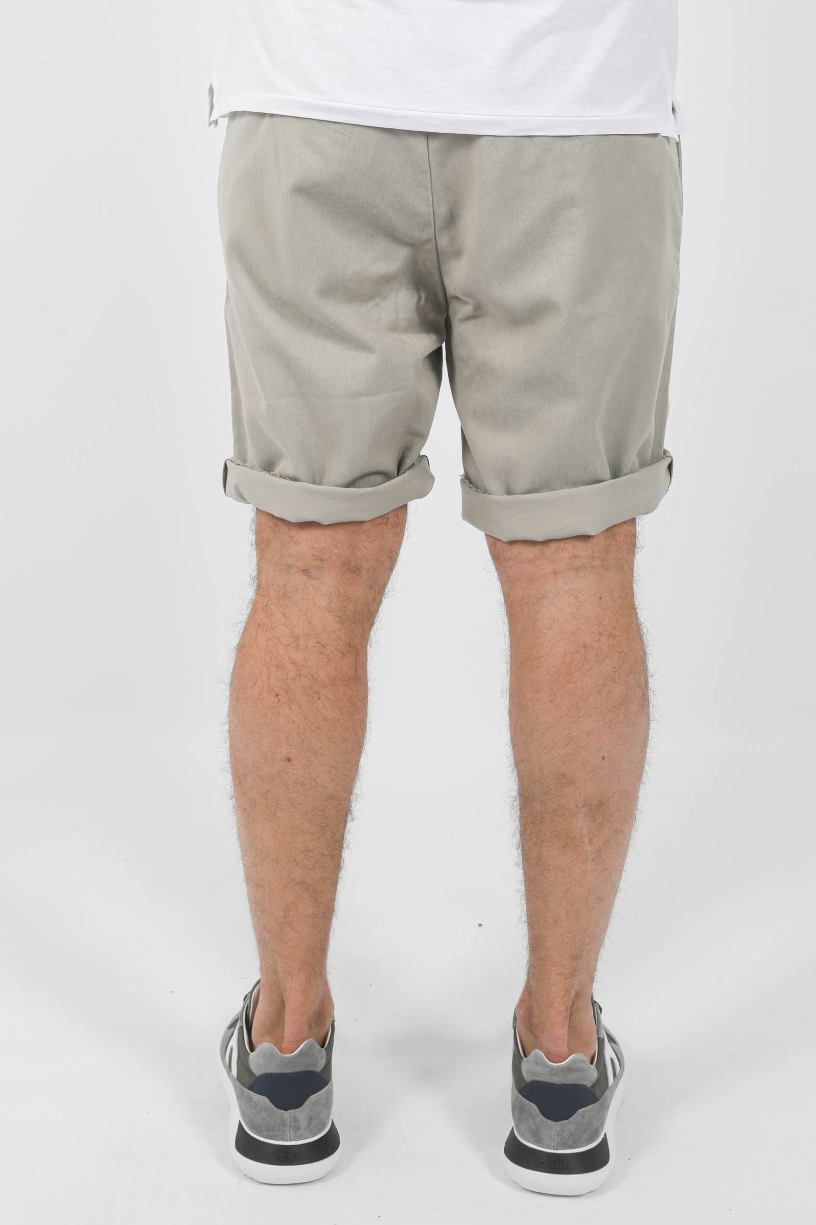  Image du produit SHORT EN TOILE NNO7 GRIS  THEODOR1365-910 - 5