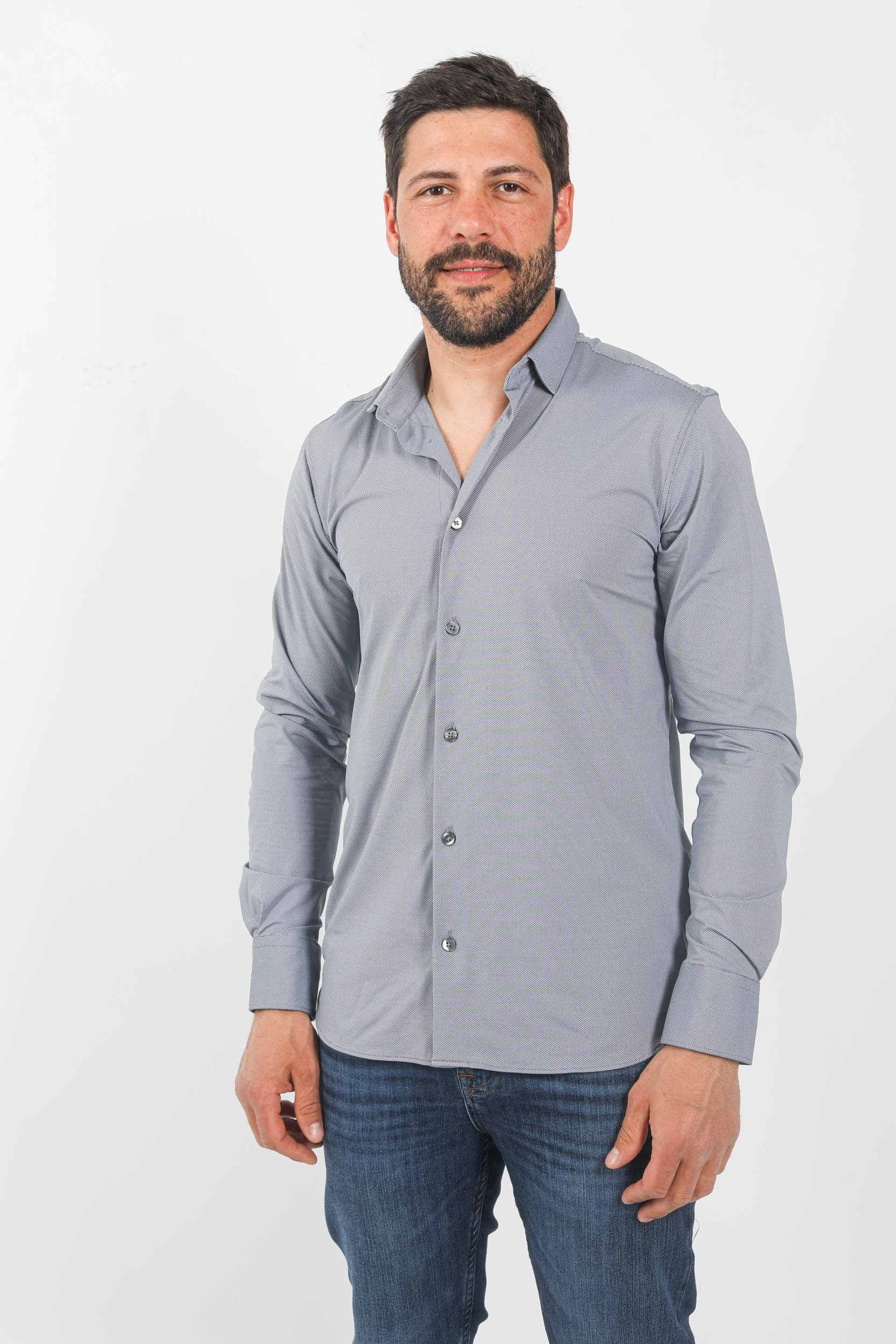  Image du produit CHEMISE RRD GRIS CLAIR 23184-V58 - 2