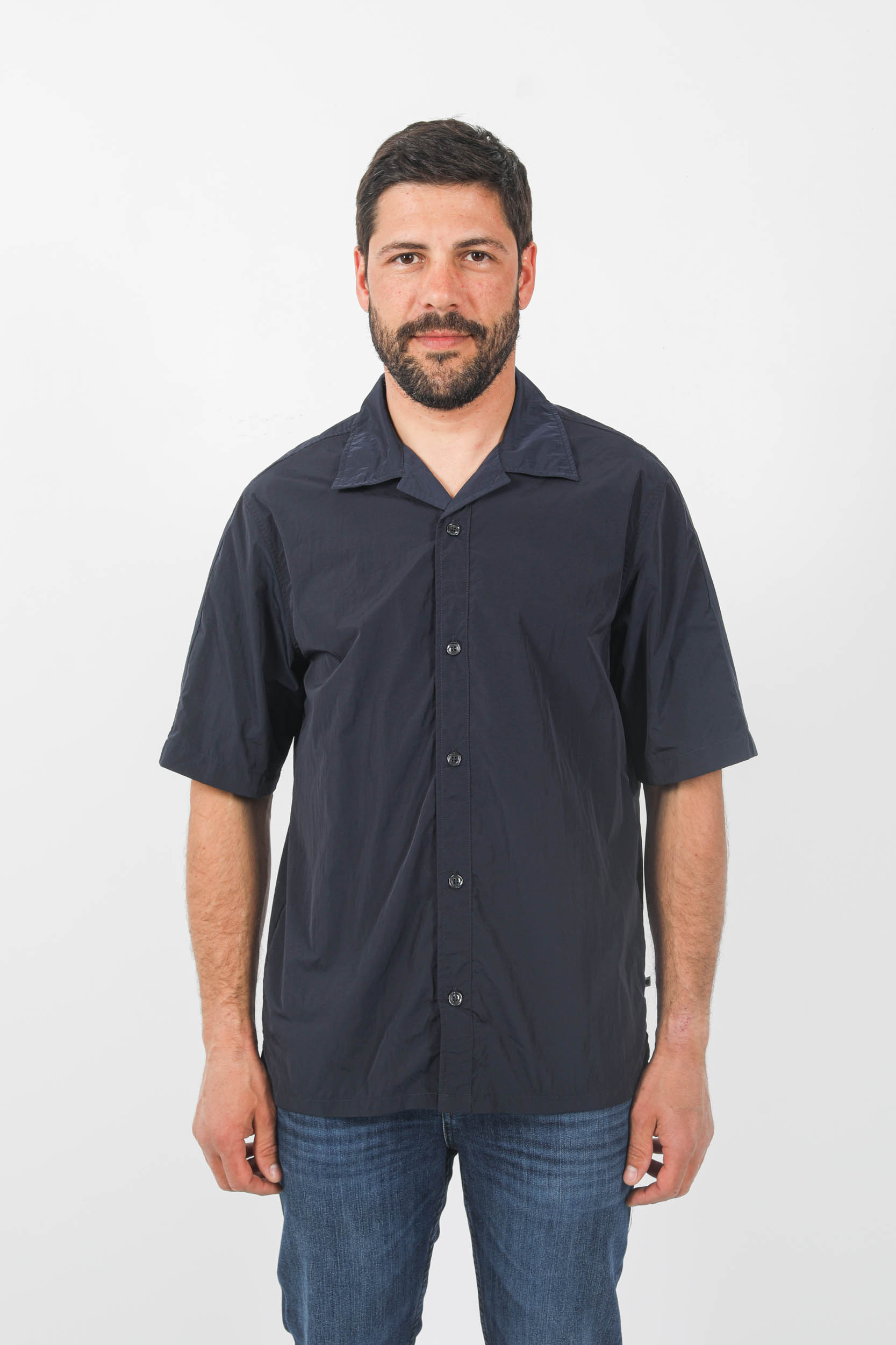  Image du produit CHEMISE MANCHES COURTES NNO7 NYLON METAL MARINE OLE1442-200 - 3