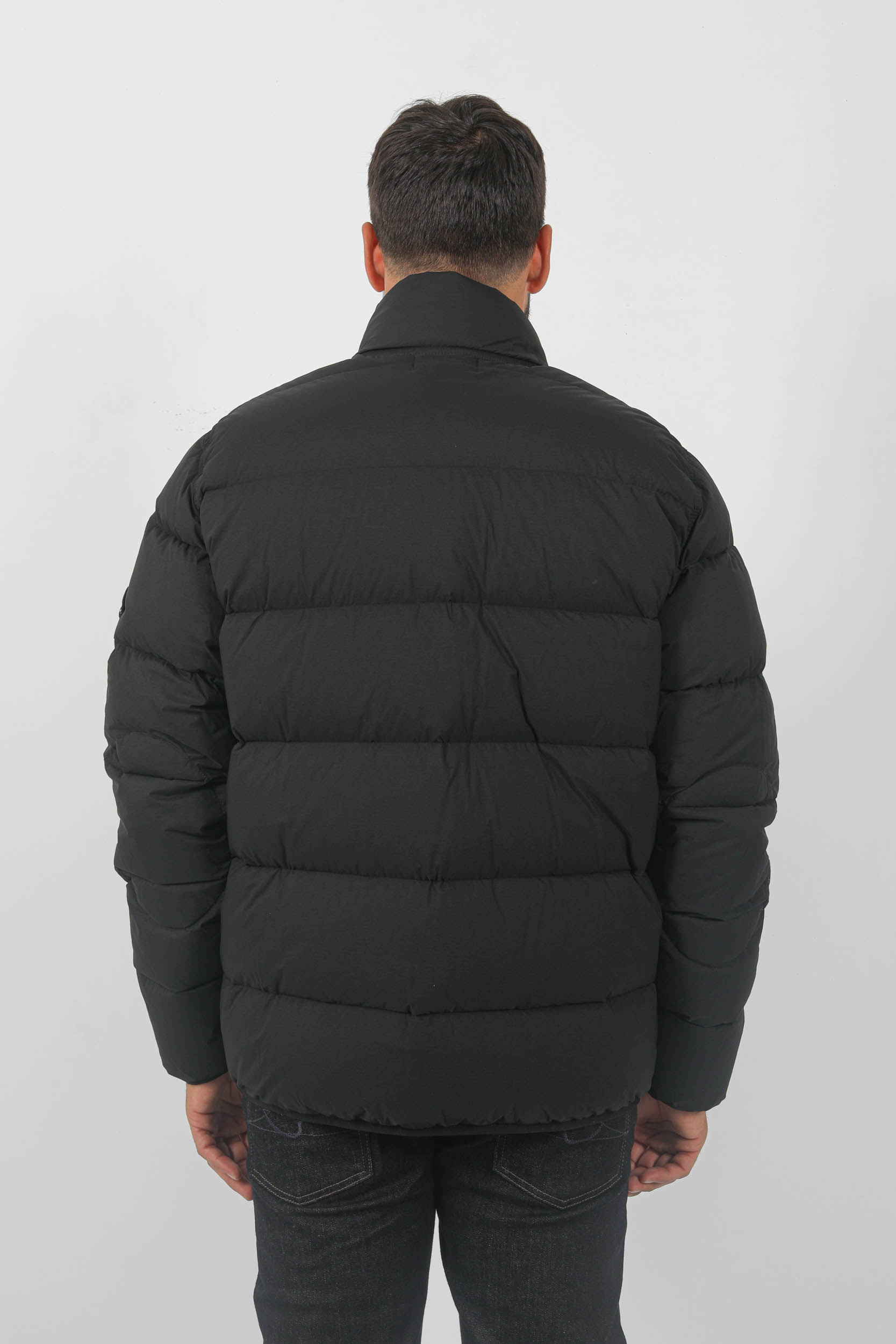 DOUDOUNE MATELASSE SANS CAPUCHE NOIR STONE ISLAND 791544028 V0029