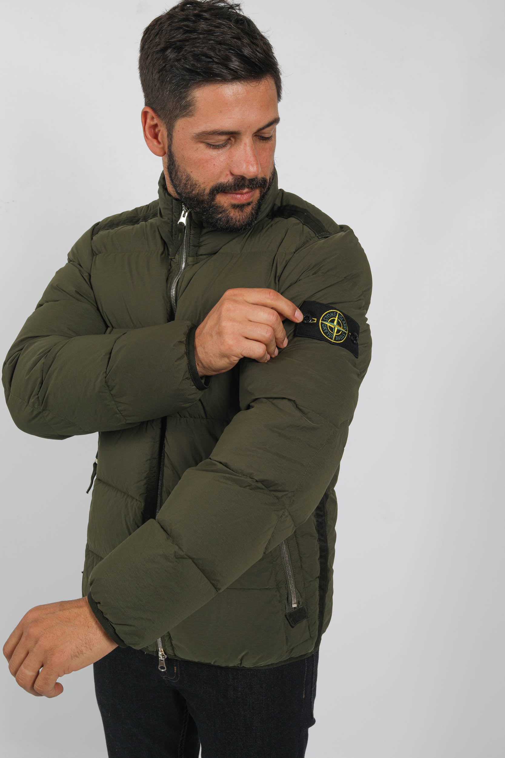  Image du produit DOUDOUNE SANS CAPUCHE STONE ISLAND KAKI 791544028-V0058 - 2