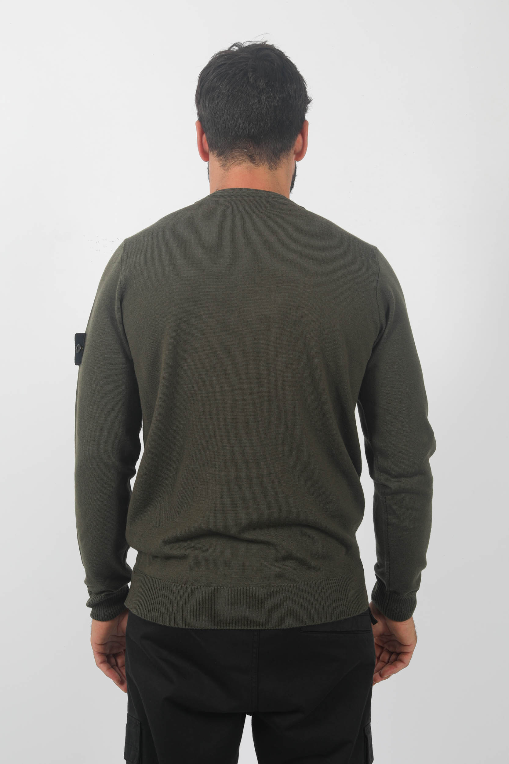  Image du produit PULL MERINOS STONE ISLAND KAKI 7915510C4-V0058 - 5