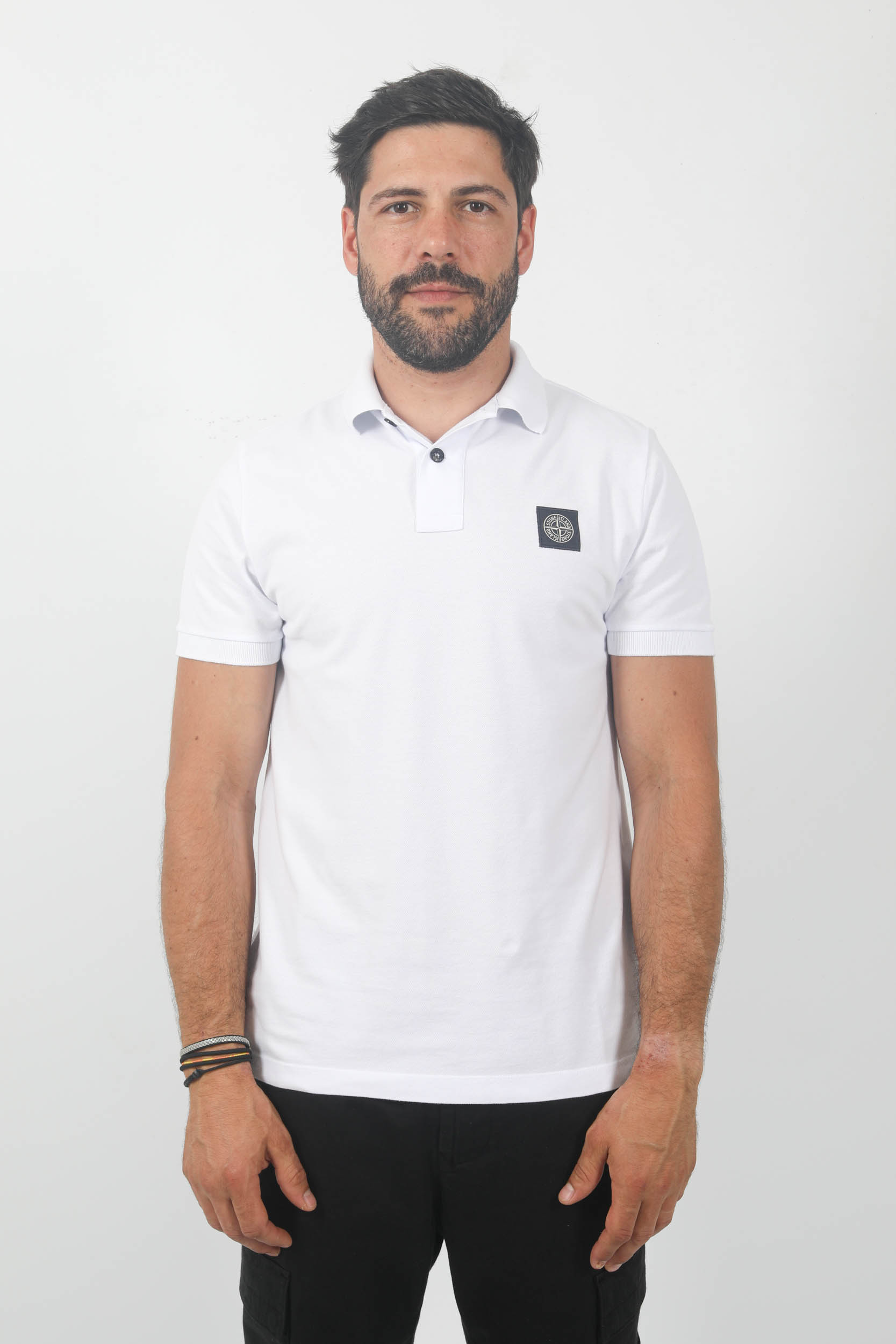  Image du produit POLO STONE ISLAND BLANC 79152SC17-A1001 - 3