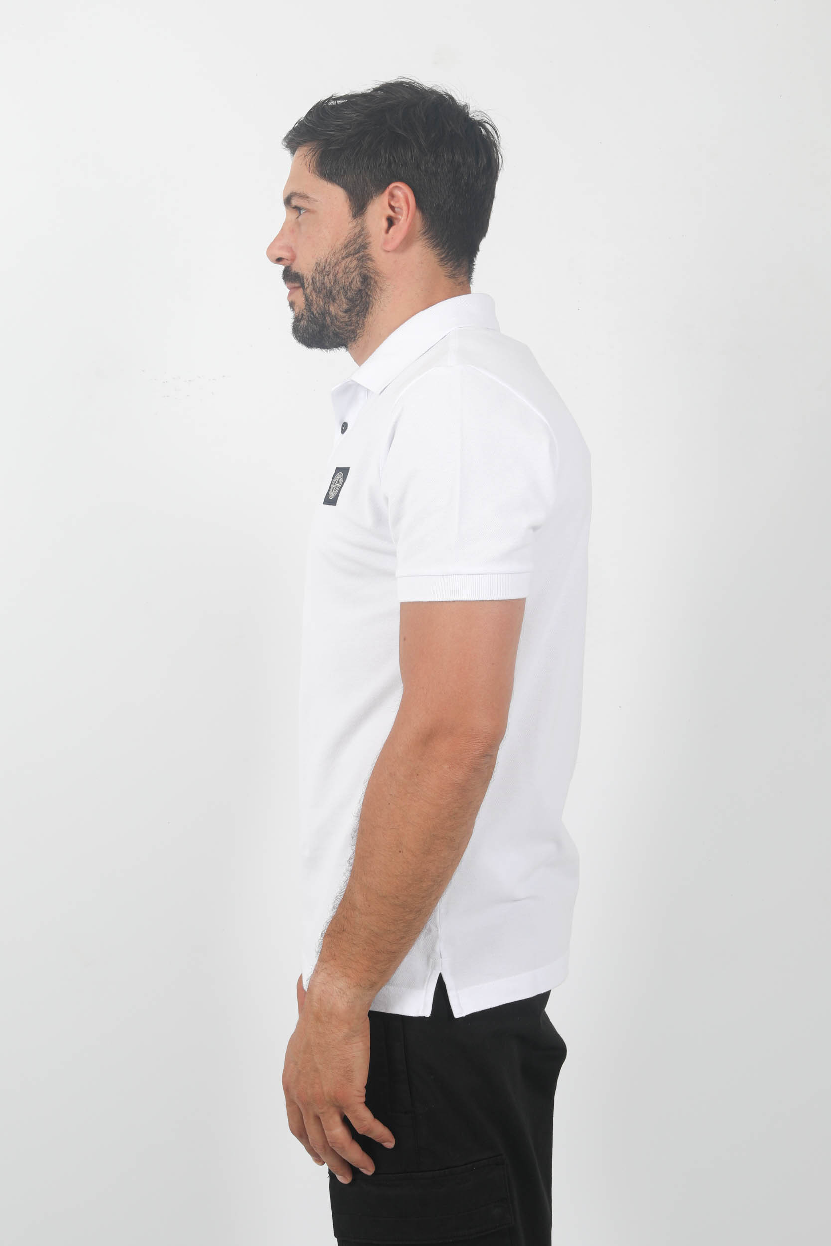  Image du produit POLO STONE ISLAND BLANC 79152SC17-A1001 - 4