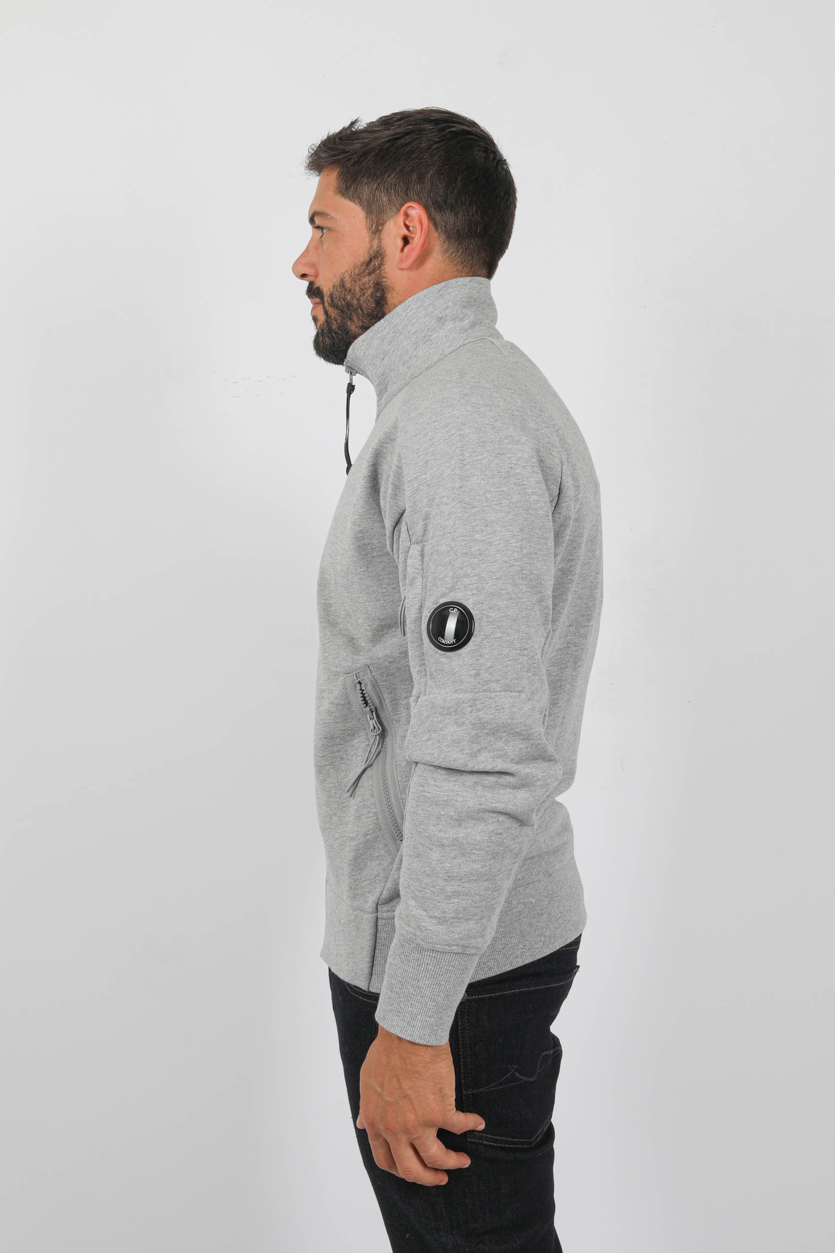  Image du produit SWEAT C.P COMPANY SANS CAPUCHE ZIPPE S061A-M93 - 4