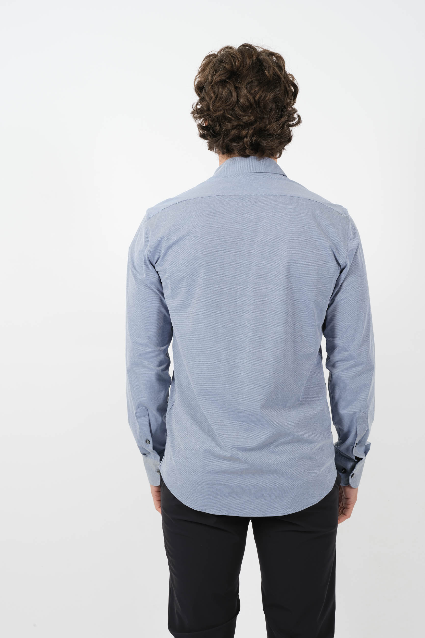 CHEMISE RRD BLEU RAYE W23253-V07