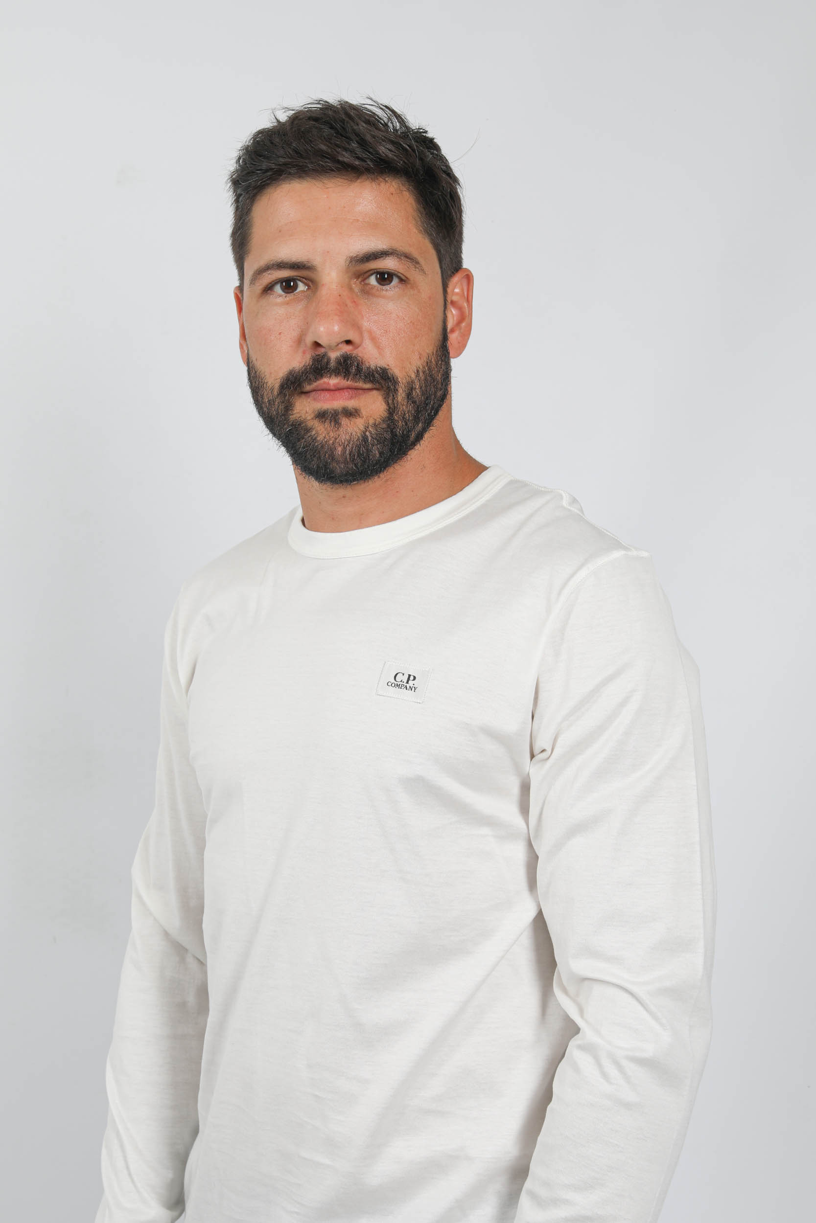  Image du produit T-SHIRT A MANCHES LONGUES C.P COMPANY BLANC S143A-103 - 2