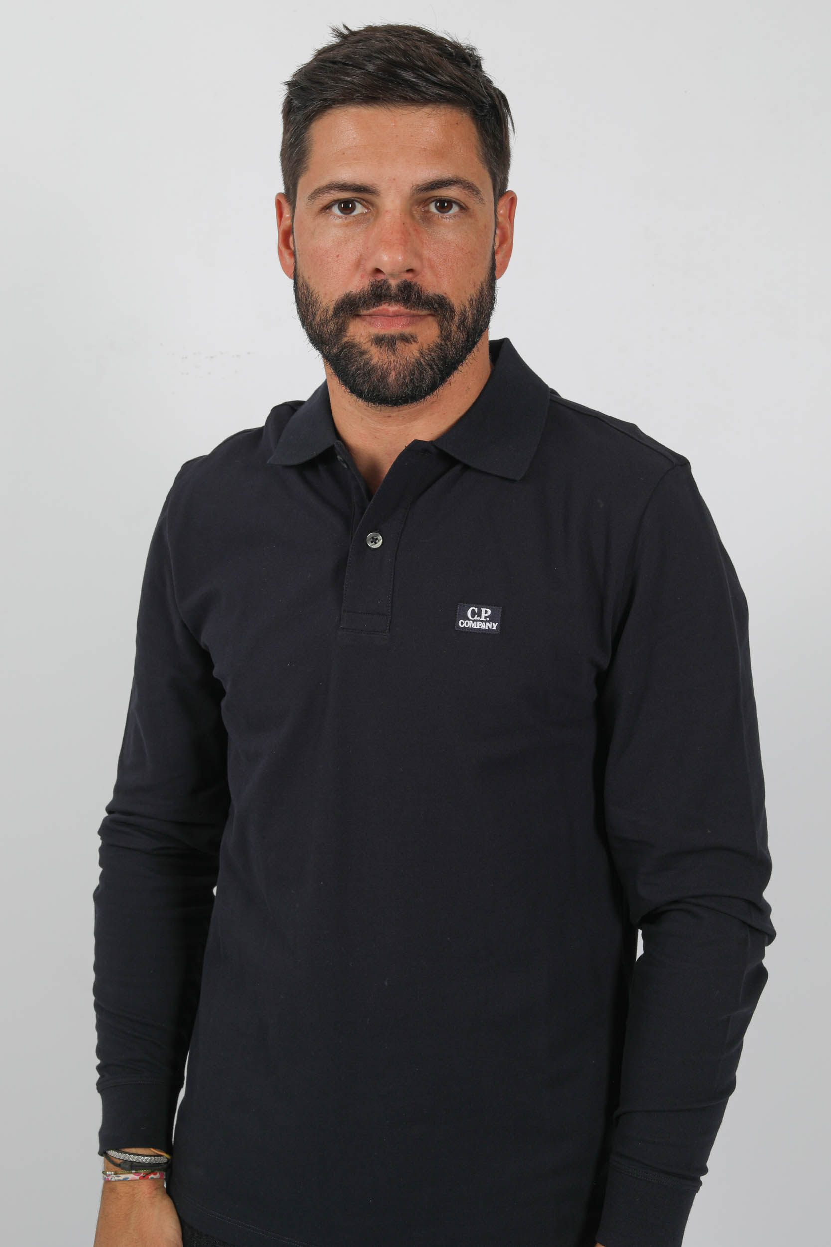  Image du produit POLO MANCHES LONGUES C.P COMPANY MARINE L100A-888 - 2