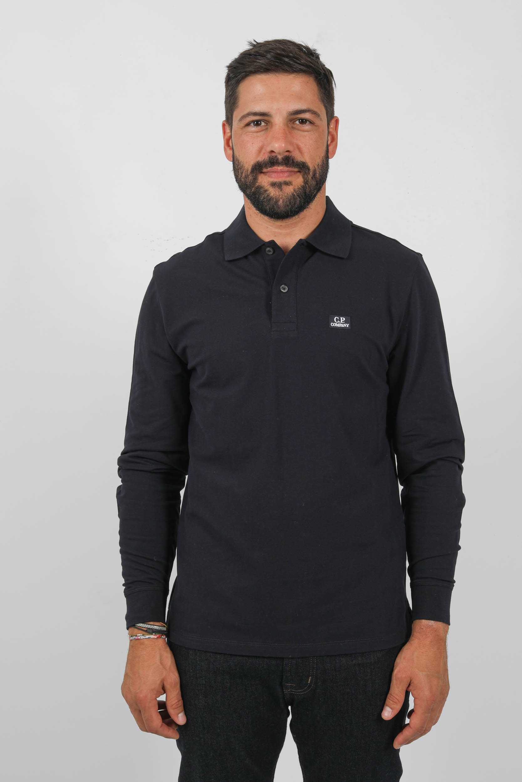  Image du produit POLO MANCHES LONGUES C.P COMPANY MARINE L100A-888 - 3