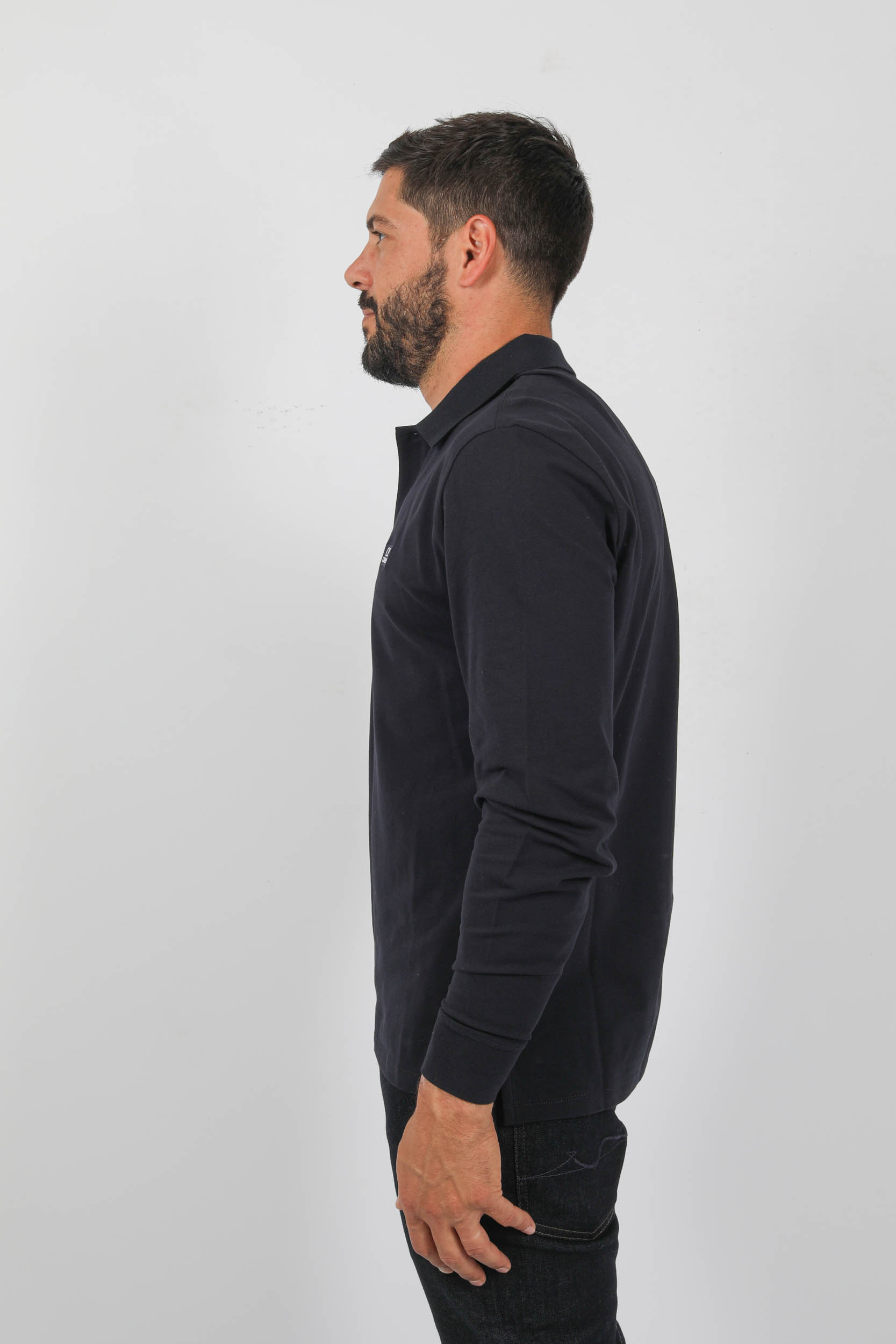  Image du produit POLO MANCHES LONGUES C.P COMPANY MARINE L100A-888 - 4