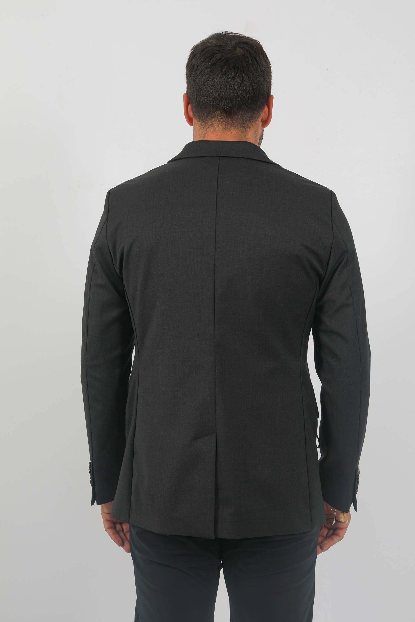  Image du produit VESTE BLAZER RRD LAINE FROIDE ANTHRACITE W23102-11 - 5