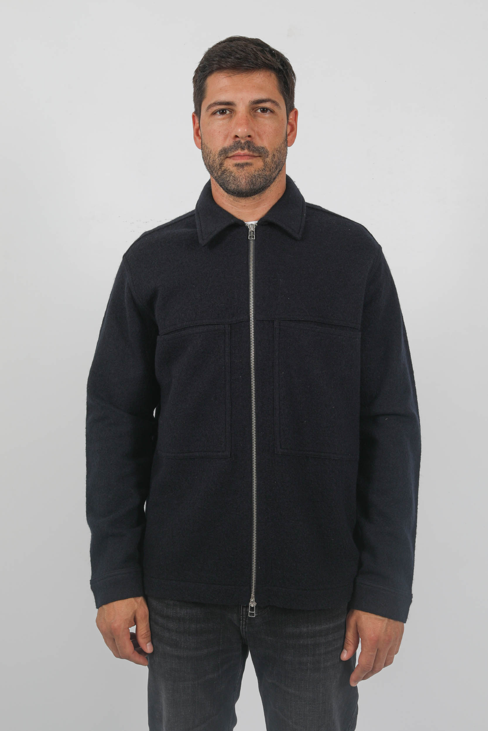  Image du produit GILET EN LAINE ZIPPE NN07 MARINE ISAK-NAVY - 3