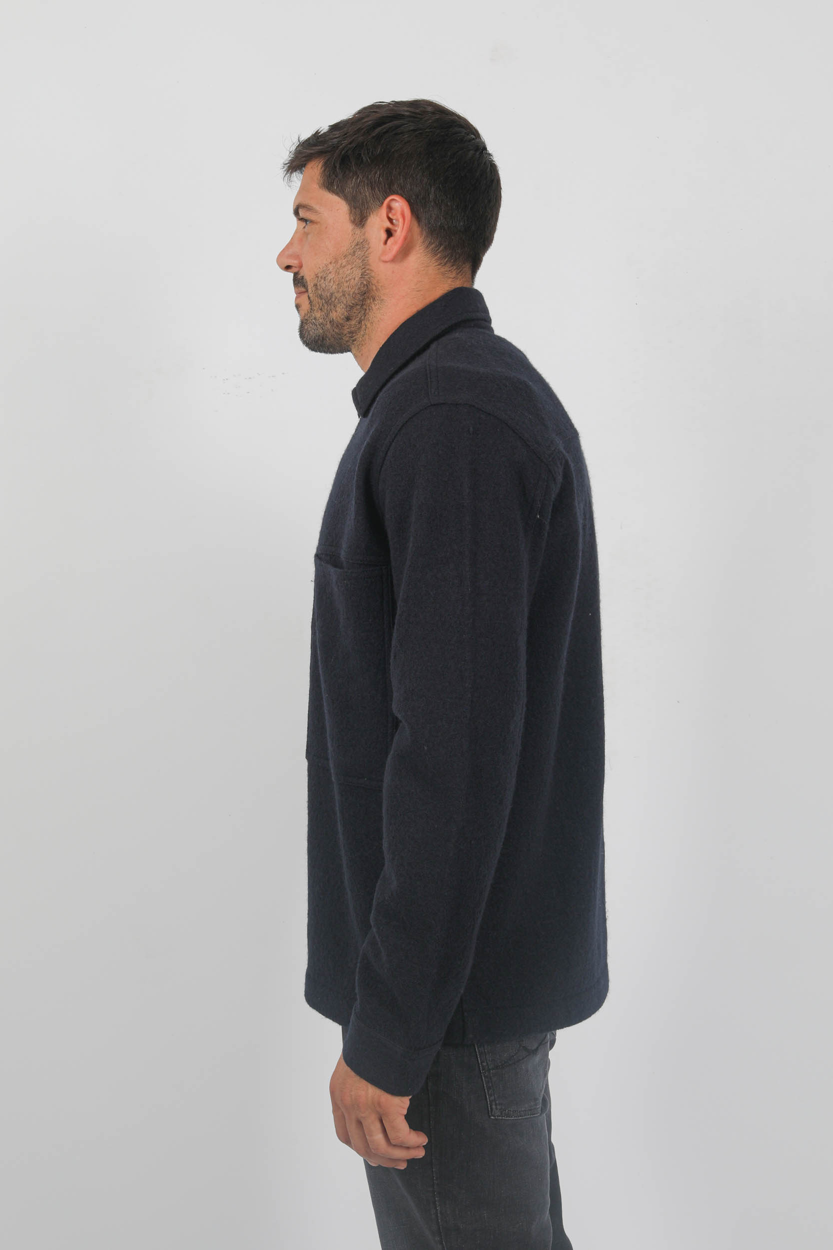  Image du produit GILET EN LAINE ZIPPE NN07 MARINE ISAK-NAVY - 4