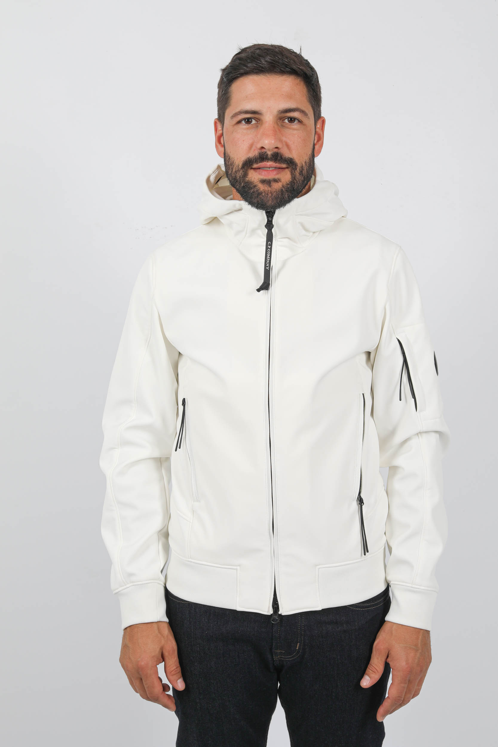  Image du produit SOFT-SHELL C.P COMPANY HUBLOT BLANCHE W003A-103 - 3