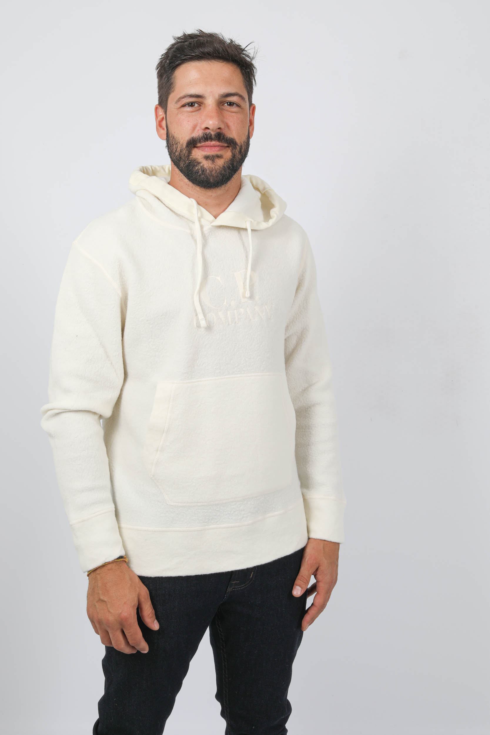  Image du produit SWEAT EN POLAIRE C.P COMPANY BLANC S321A-103 - 2