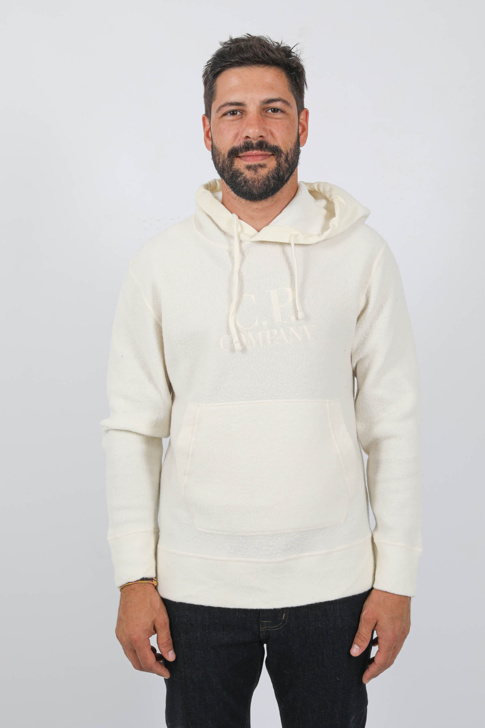  Image du produit SWEAT EN POLAIRE C.P COMPANY BLANC S321A-103 - 3