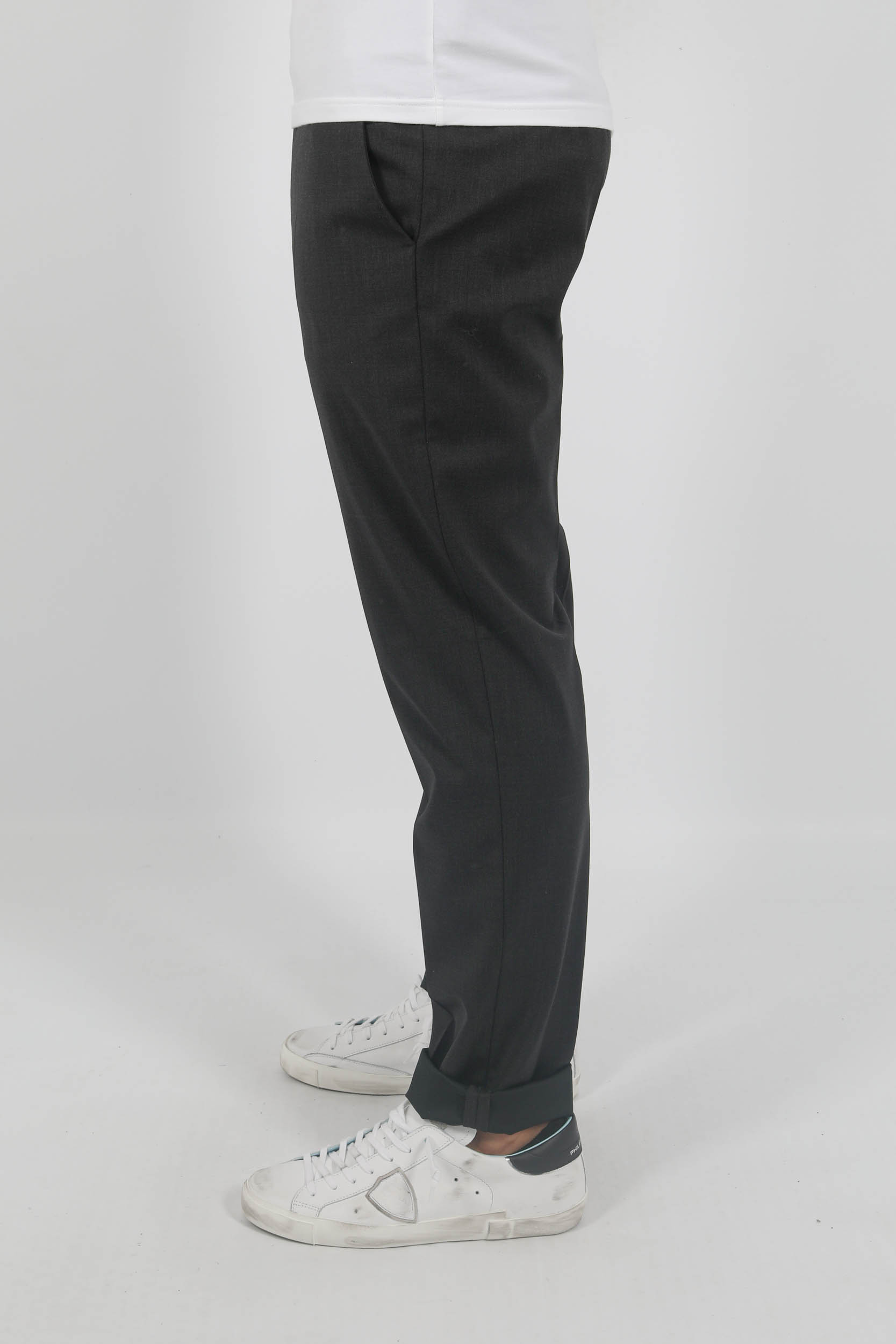  Image du produit PANTALON RRD LAINE FROIDE GRIS ANTHRACITE W23236-11 - 4