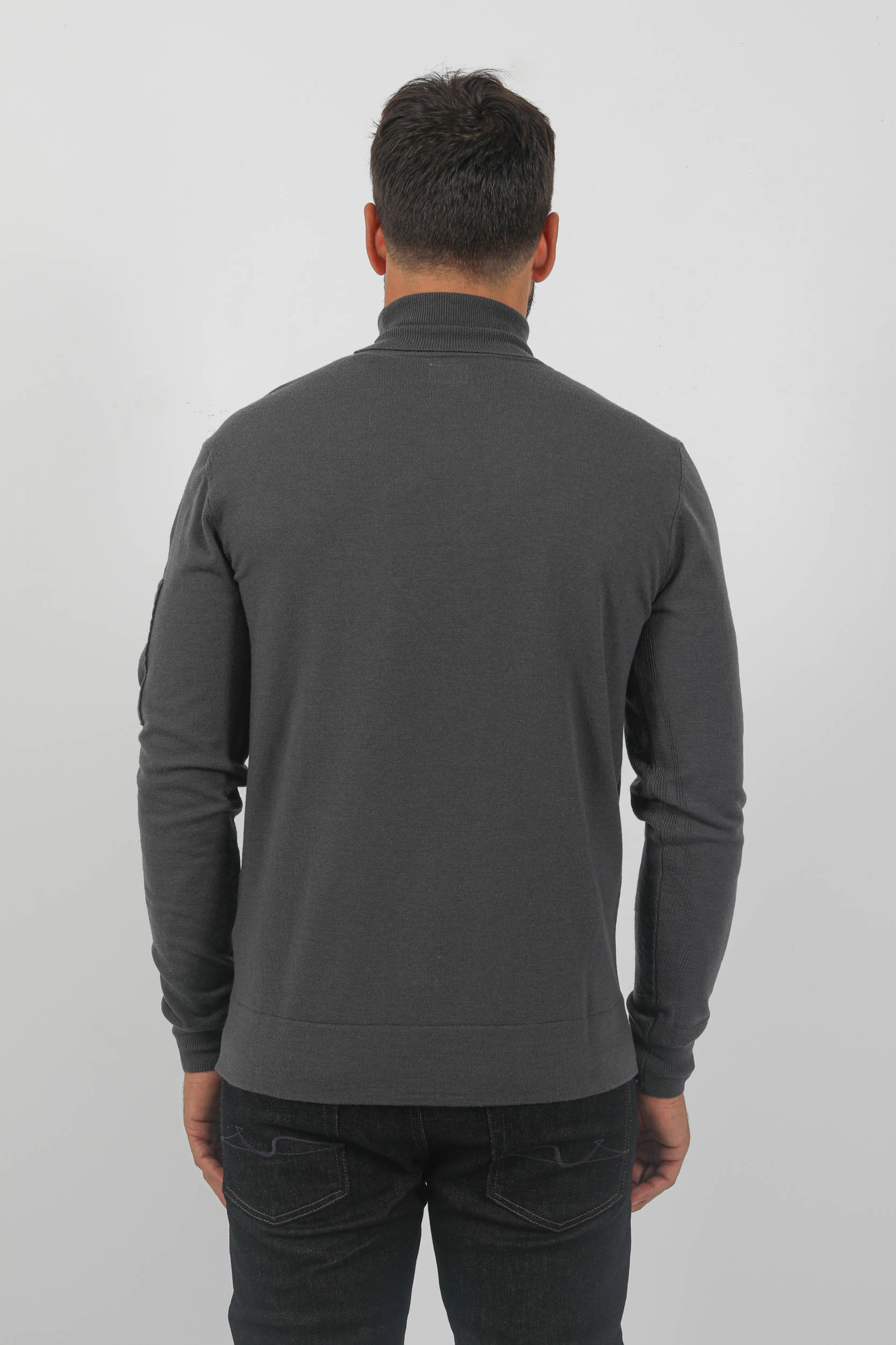  Image du produit PULL C.P COMPANY COL ROULE ANTHRACITE N076A-985 - 5