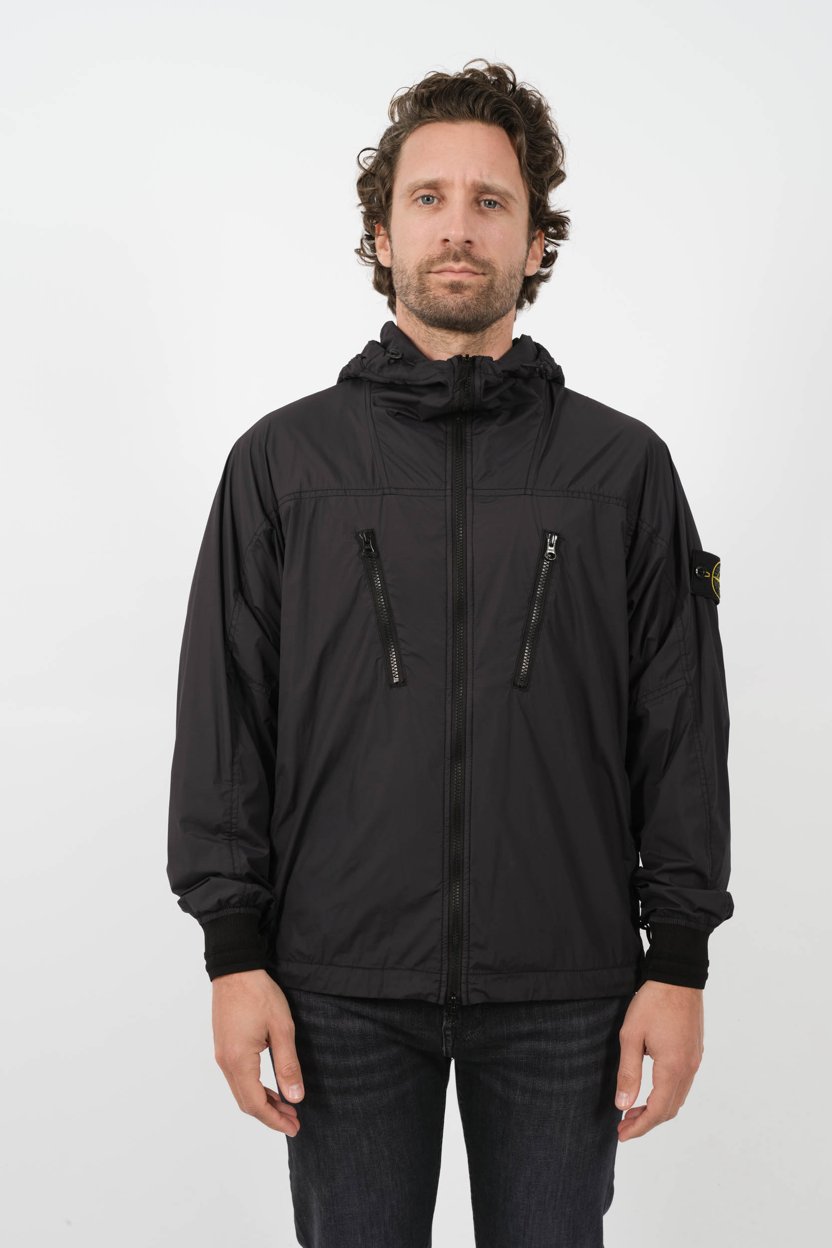  Image du produit BLOUSON STONE ISLAND A CAPUCHE NYLON NOIR 801540425-V0029 - 3