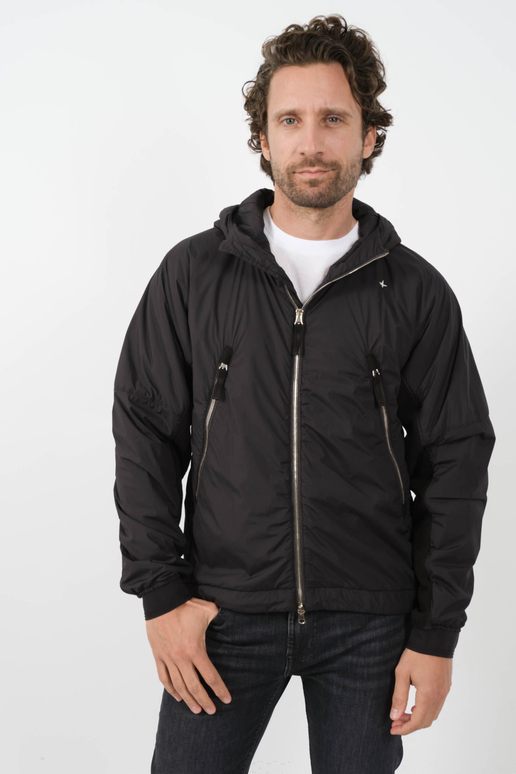  Image du produit BLOUSON STELLINA STONE ISLAND BI-MATIERE NOIR 8015413G2-V0029 - 2