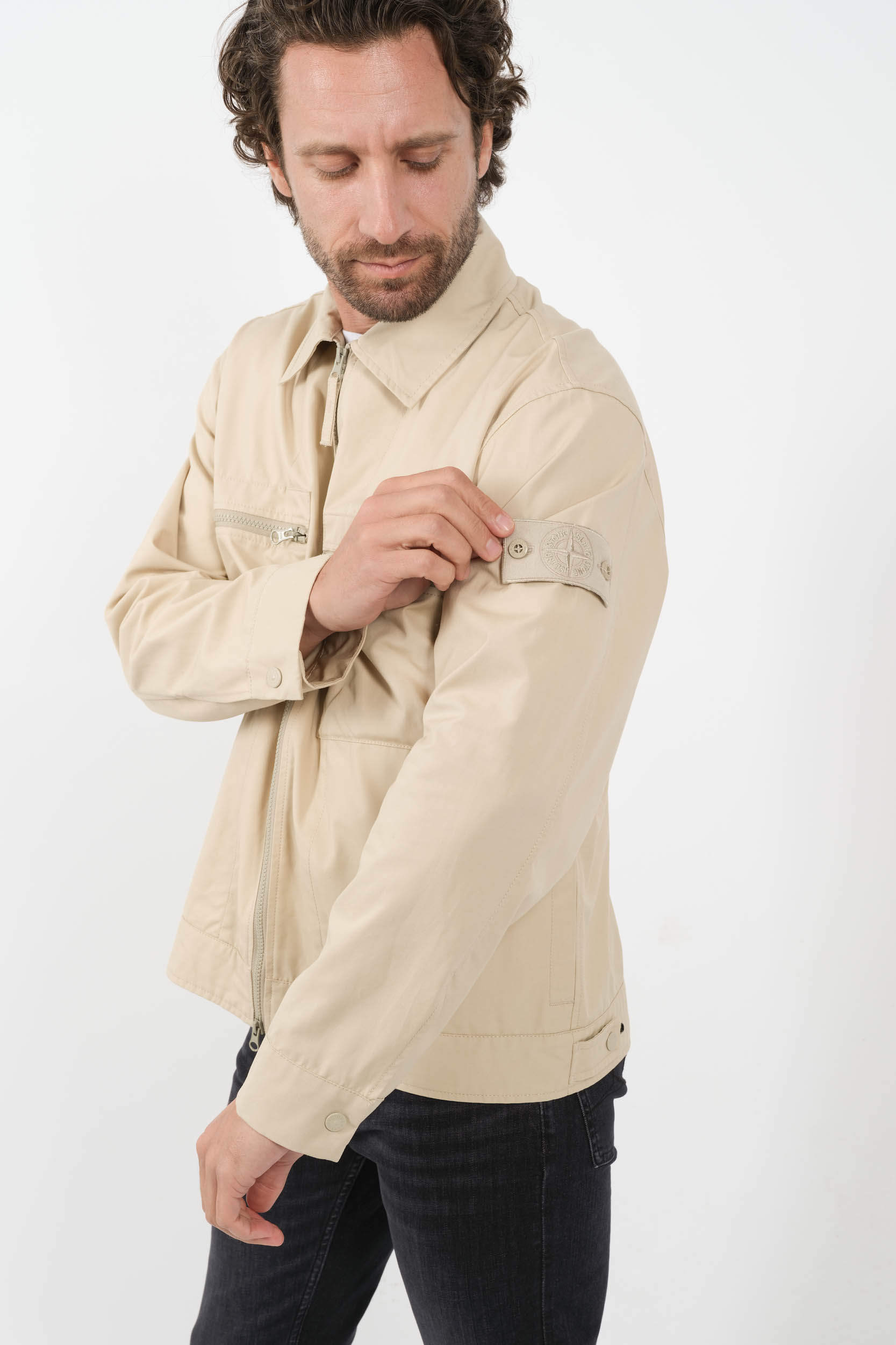 Image du produit SURCHEMISE GHOST STONE ISLAND BEIGE 8015432F1-V0090 - 2