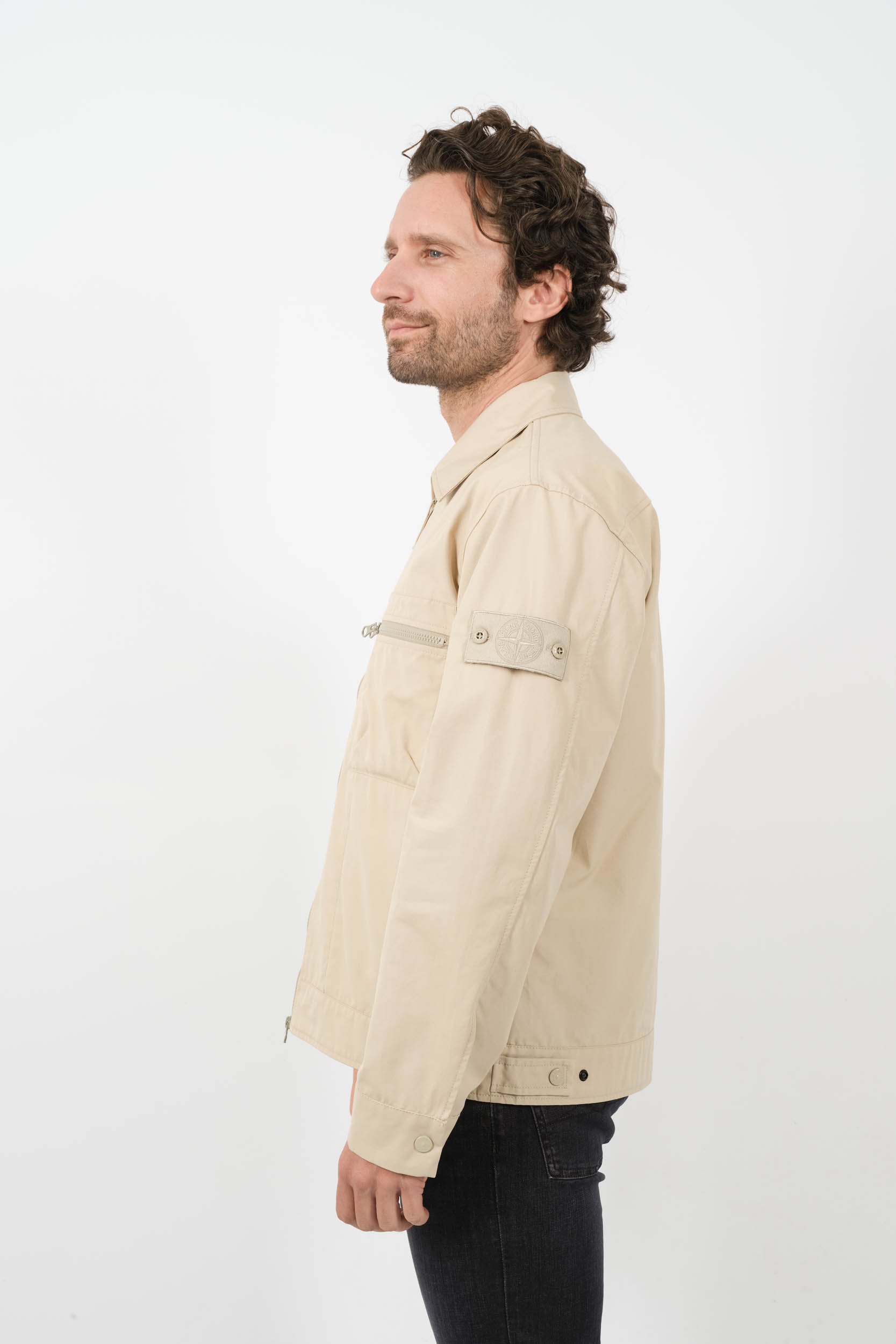  Image du produit SURCHEMISE GHOST STONE ISLAND BEIGE 8015432F1-V0090 - 4