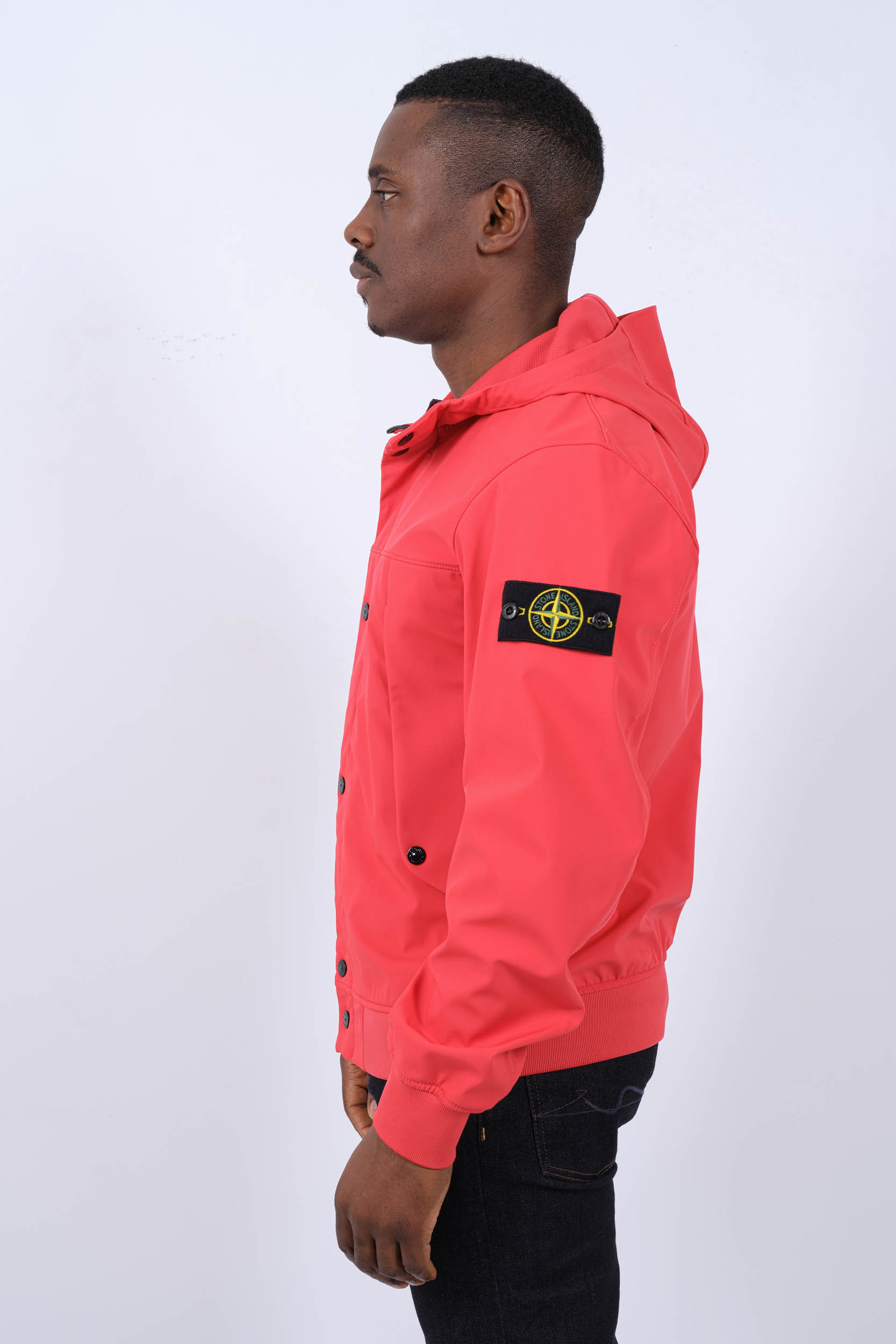  Image du produit BLOUSON SOFT SHELL STONE ISLAND ROUGE 801540227-V0010 - 4