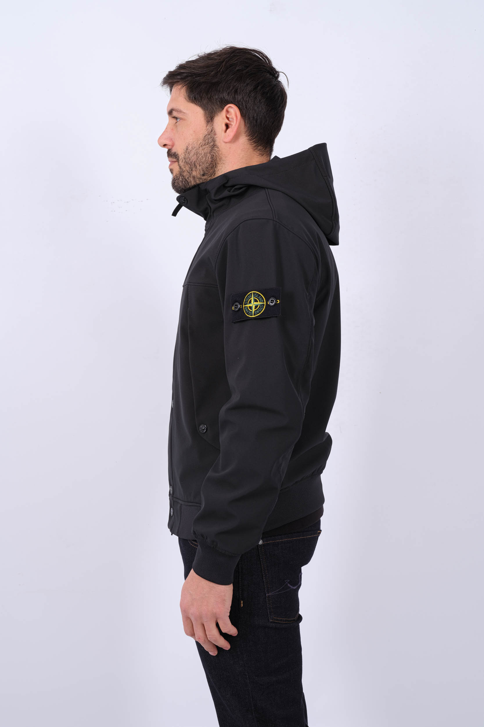  Image du produit BLOUSON SOFT SHELL STONE ISLAND NOIR 801540227-V0029 - 4