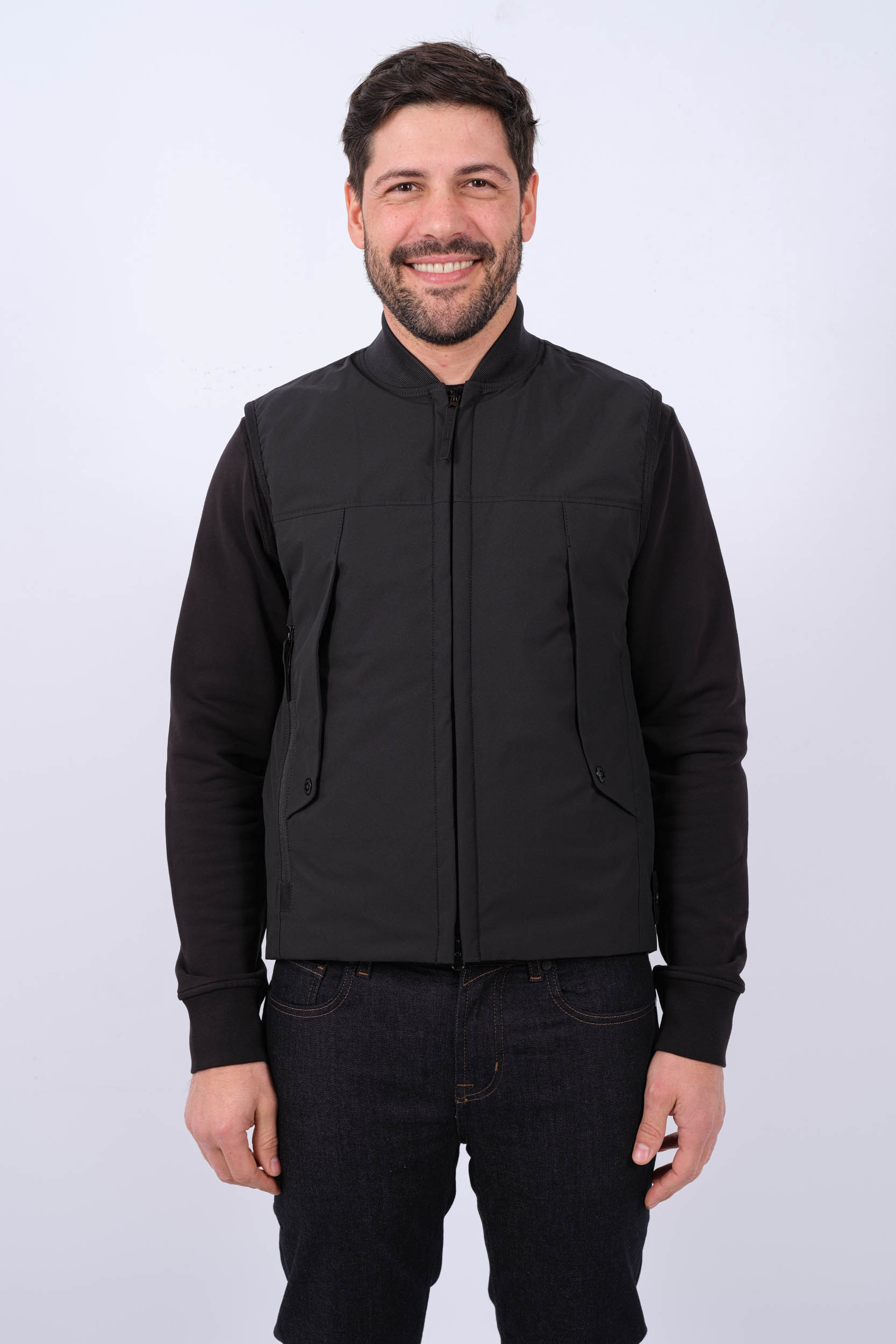  Image du produit VESTE SANS MANCHE STONE ISLAND NOIRE 8015G0121-V0029 - 3