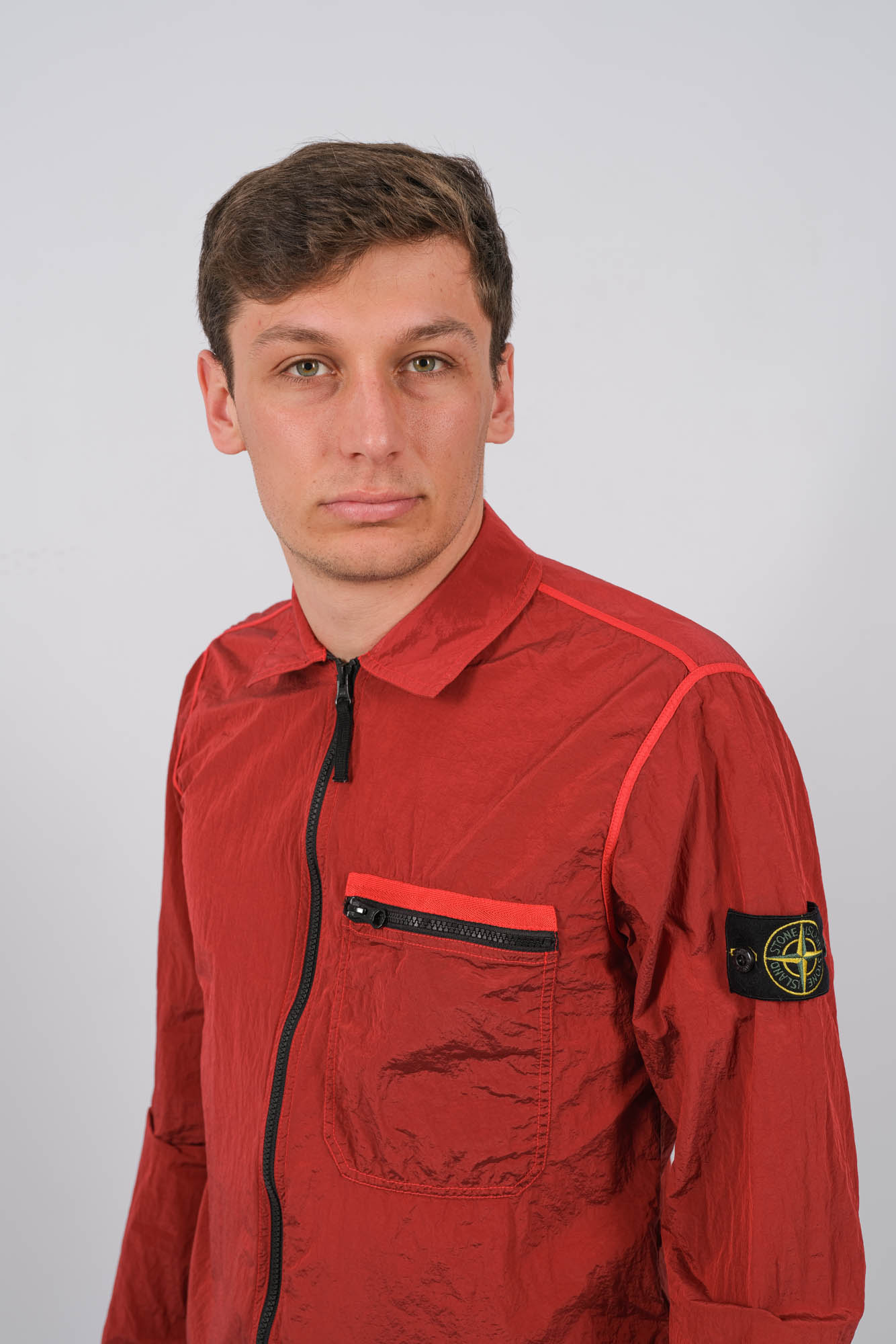  Image du produit SURCHEMISE NYLON STONE ISLAND ROUGE 801511219-V0010 - 2
