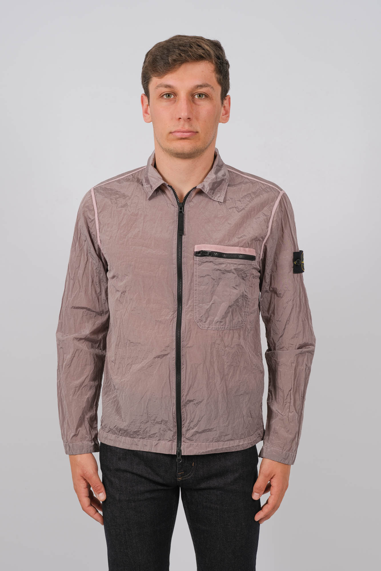  Image du produit SURCHEMISE NYLON STONE ISLAND ROSE 801511219-V0080 - 3