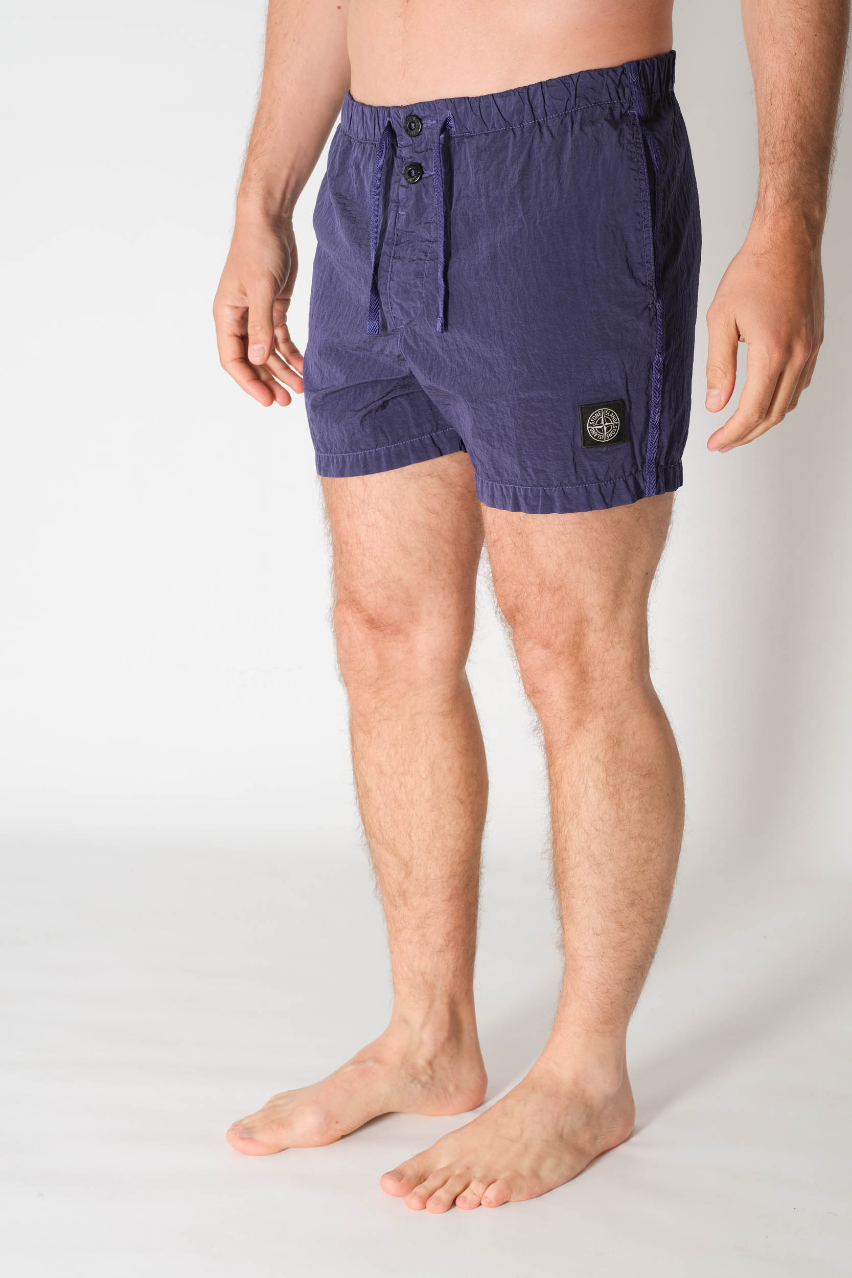  Image du produit MAILLOT STONE ISLAND NYLON BLEU ELECTRIQUE 8015B0643-V0047 - 2