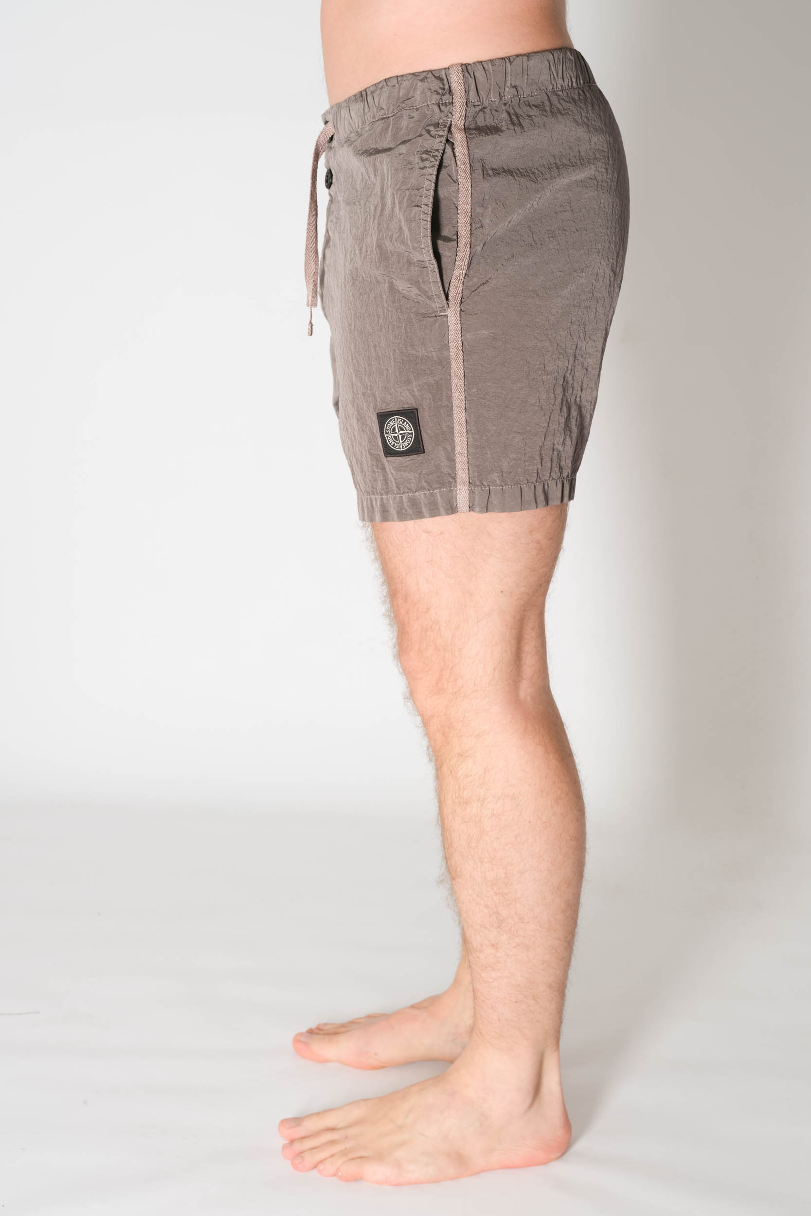  Image du produit MAILLOT STONE ISLAND NYLON VIEUX ROSE 8015B0643-V0092 - 4